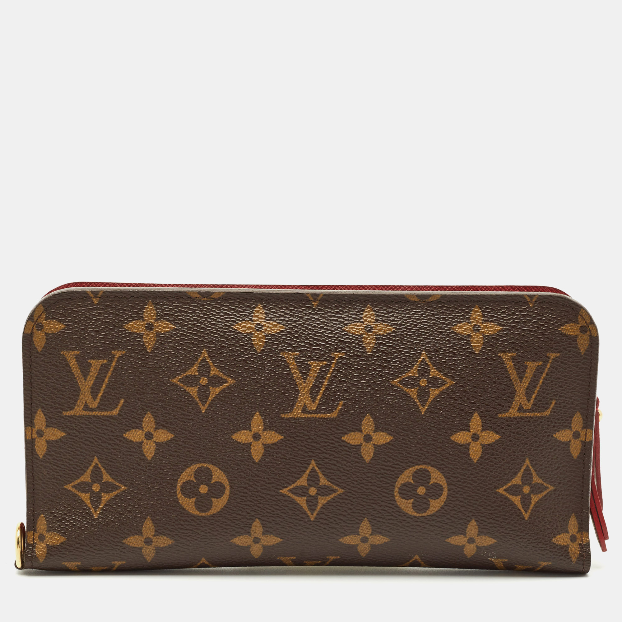 

Louis Vuitton Rubis Monogram Canvas Insolite Wallet, Red
