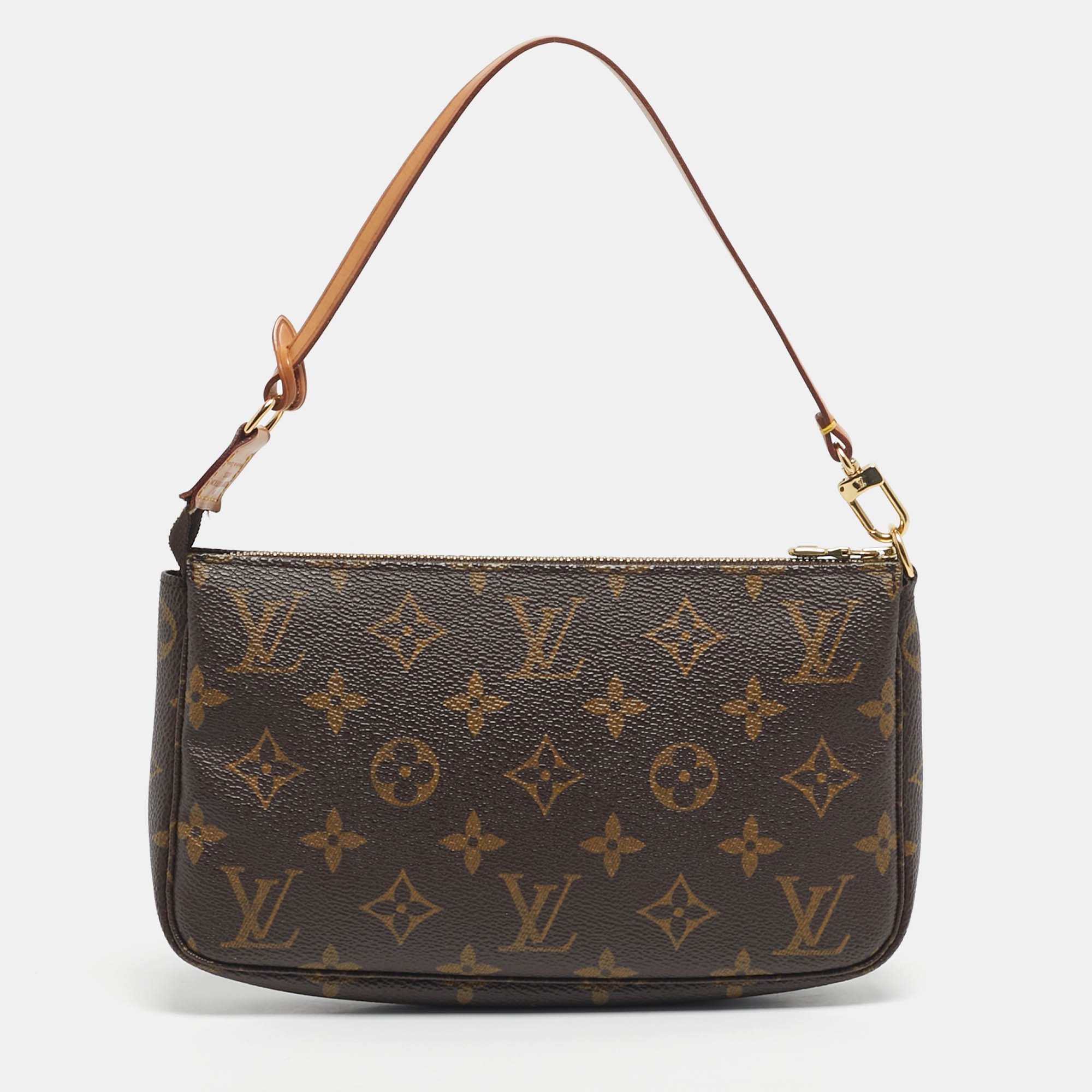 

Louis Vuitton Monogram Canvas Pochette Accessoires Bag, Brown