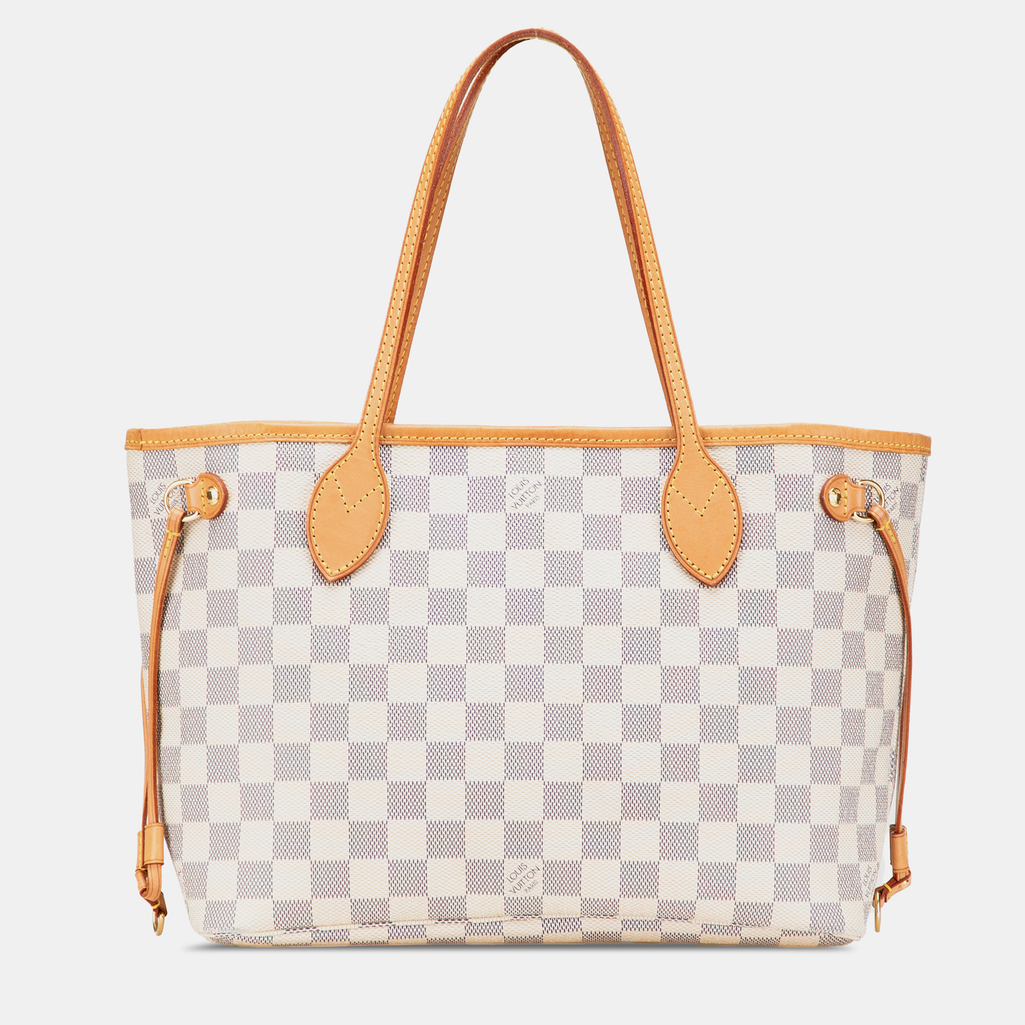 

Louis Vuitton White Damier Azur Neverfull PM