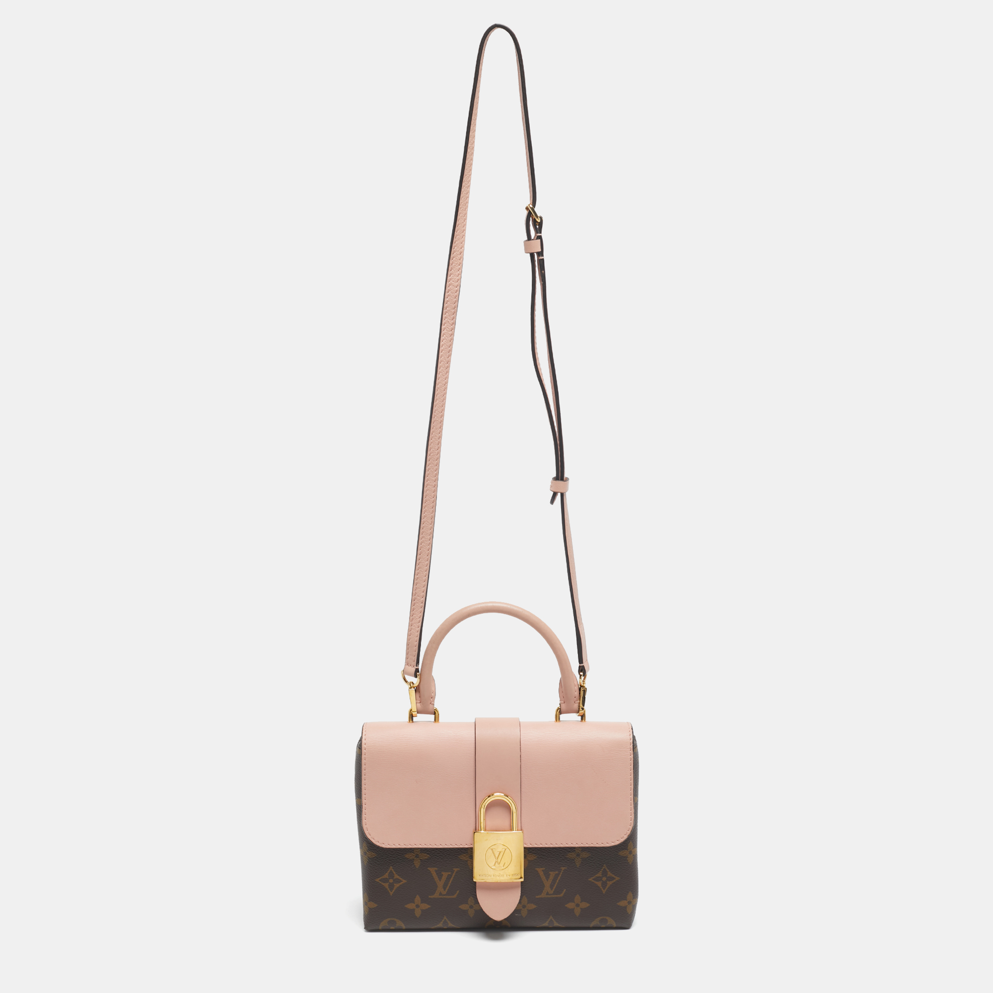 

Louis Vuitton Rose Poudre Monogram Canvas Locky BB Bag, Pink