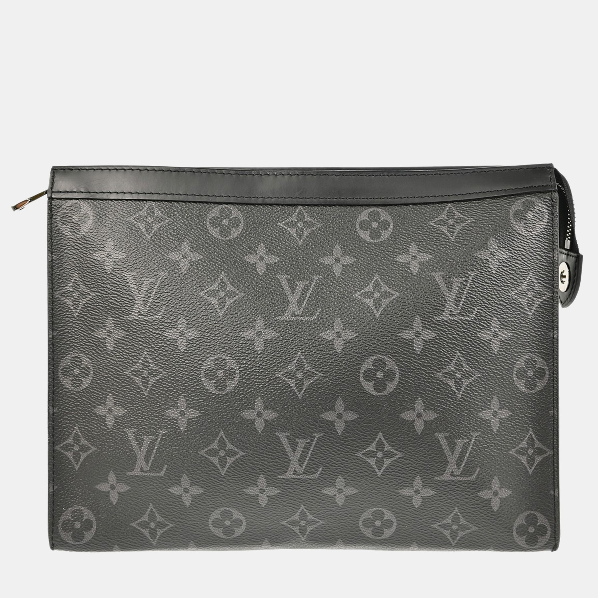 

Louis Vuitton Eclipse Pochette Voyage MM Clutch Bag, Grey