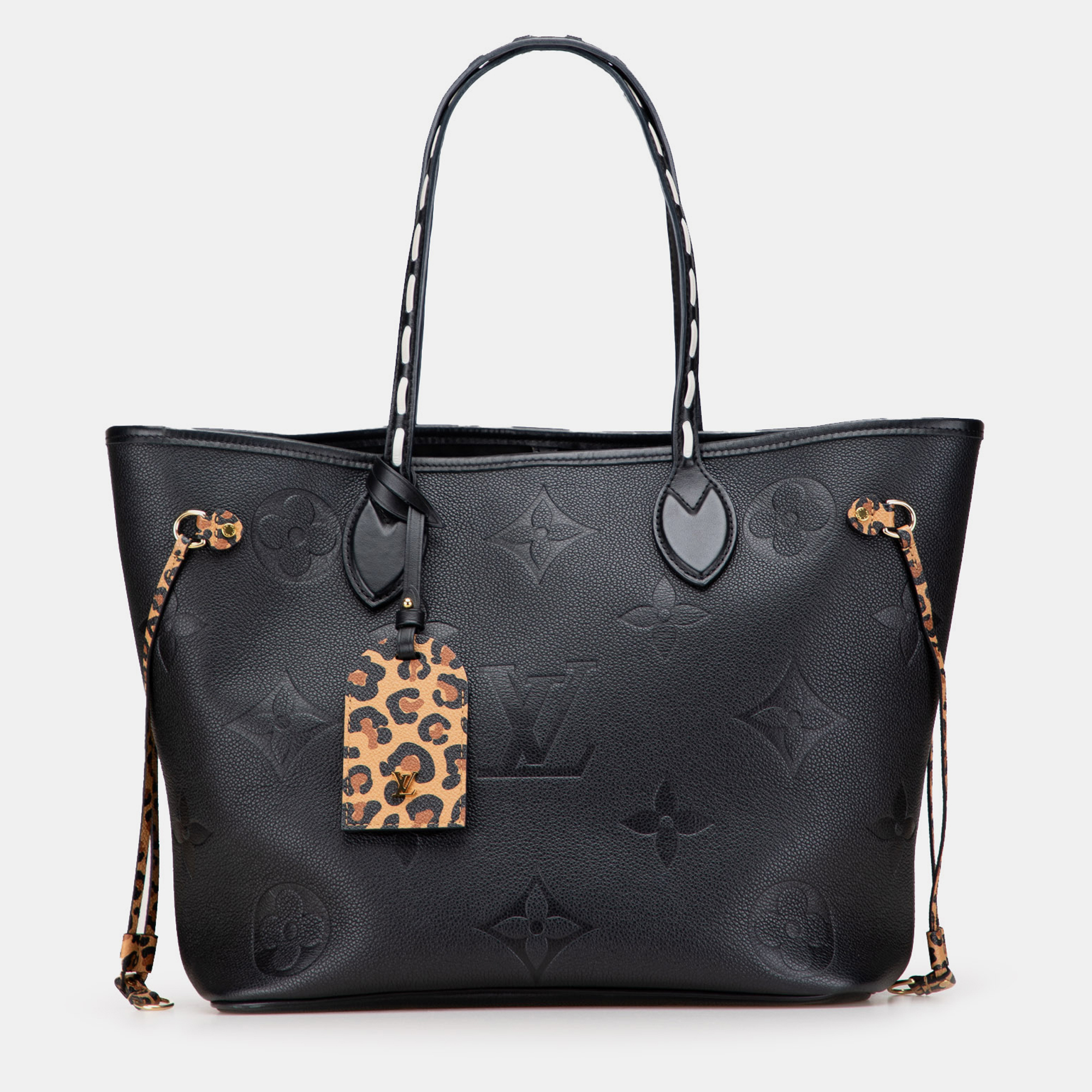 

Louis Vuitton Black Monogram Empreinte Wild At Heart Neverfull MM