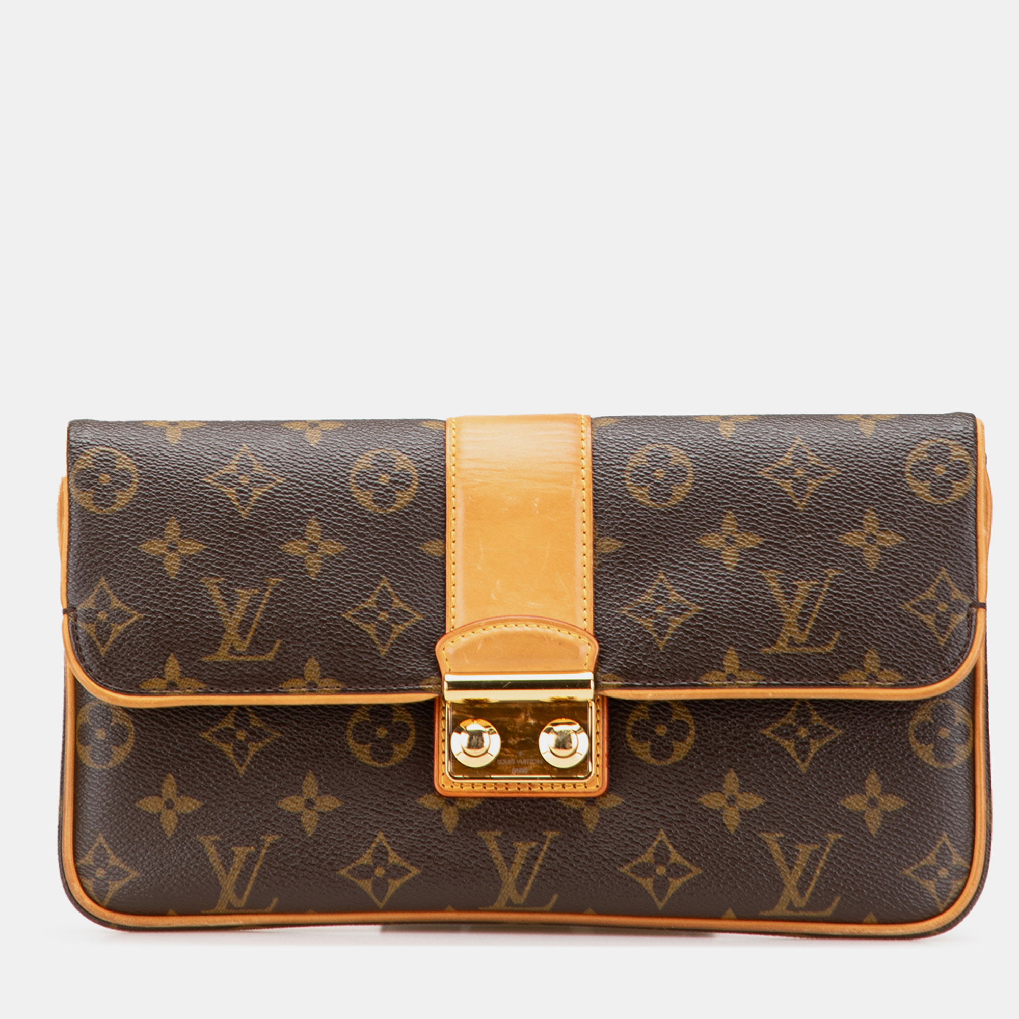 

Louis Vuitton Brown Monogram Sofia Coppola Slim Clutch