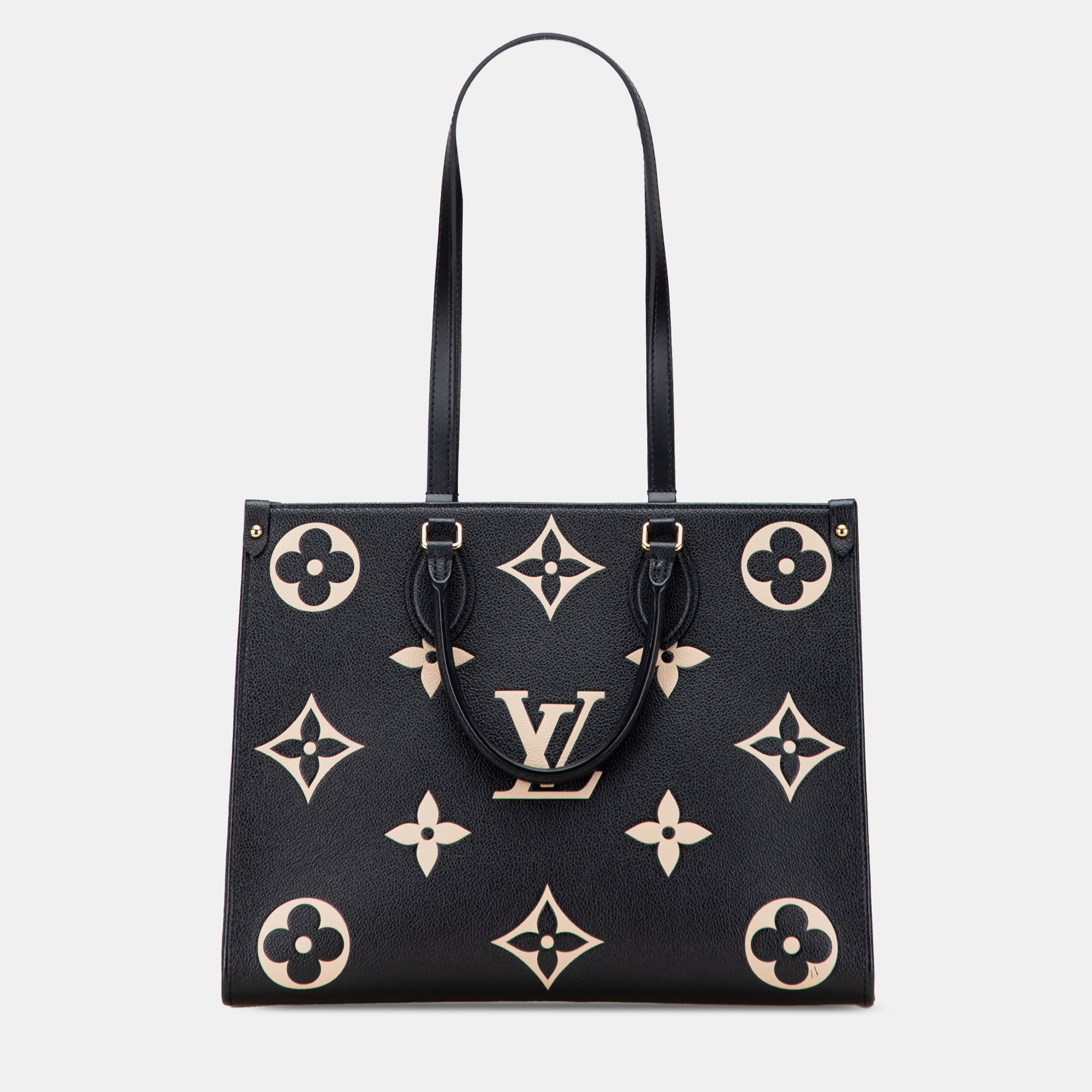 

Louis Vuitton Black Bicolor Monogram Empreinte Giant Onthego MM
