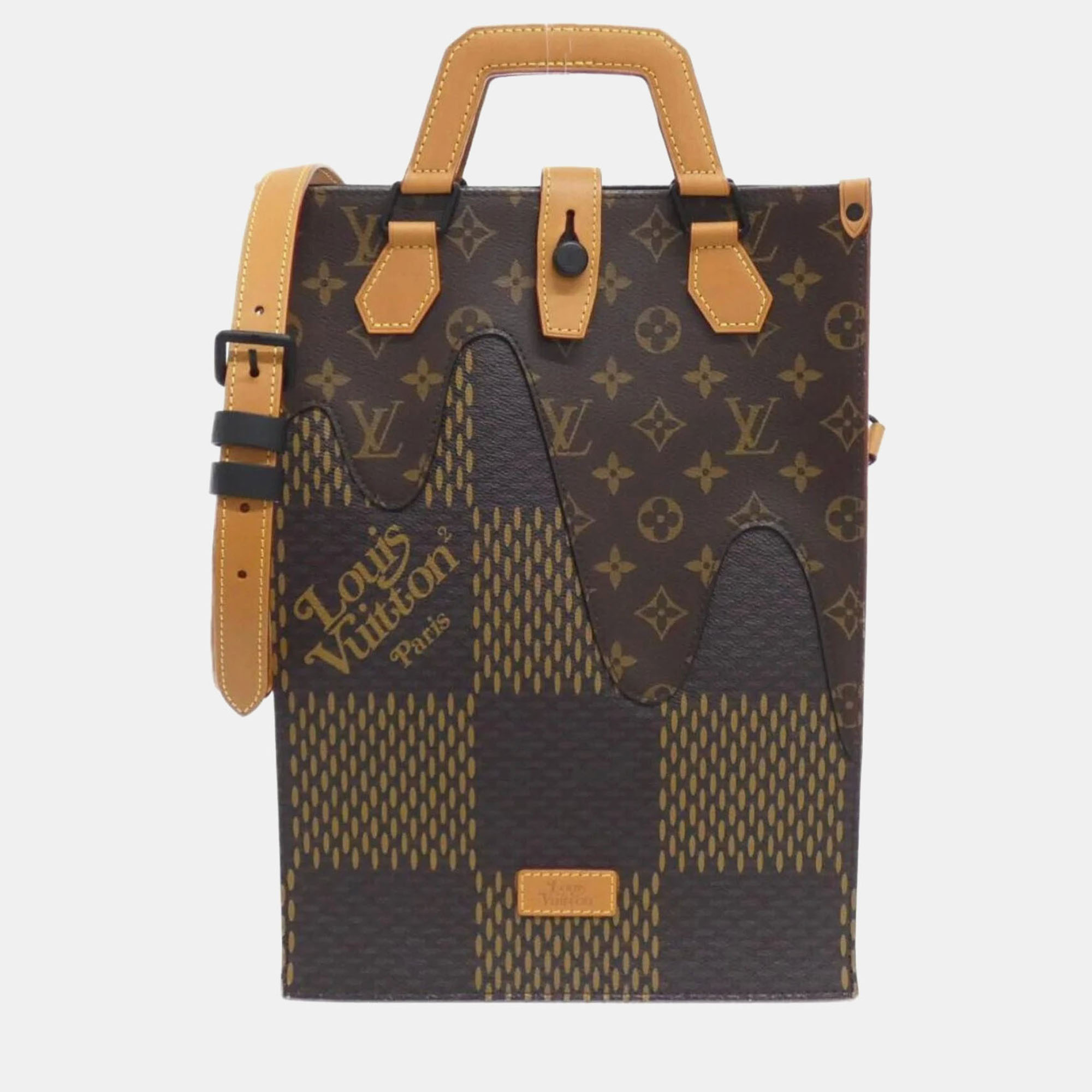 

Louis Vuitton Damier Giant (Lv Squared) Mini Tote Handbag, Brown