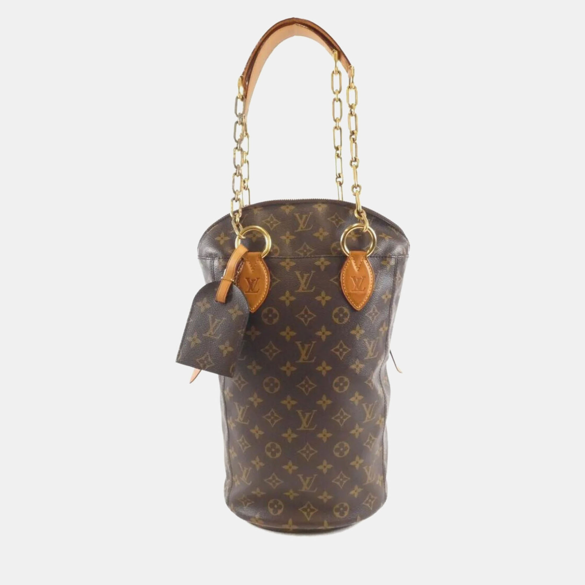 

Louis Vuitton Monogram (Iconoclast) Punching Handbag Baby Shoulder Bag, Brown