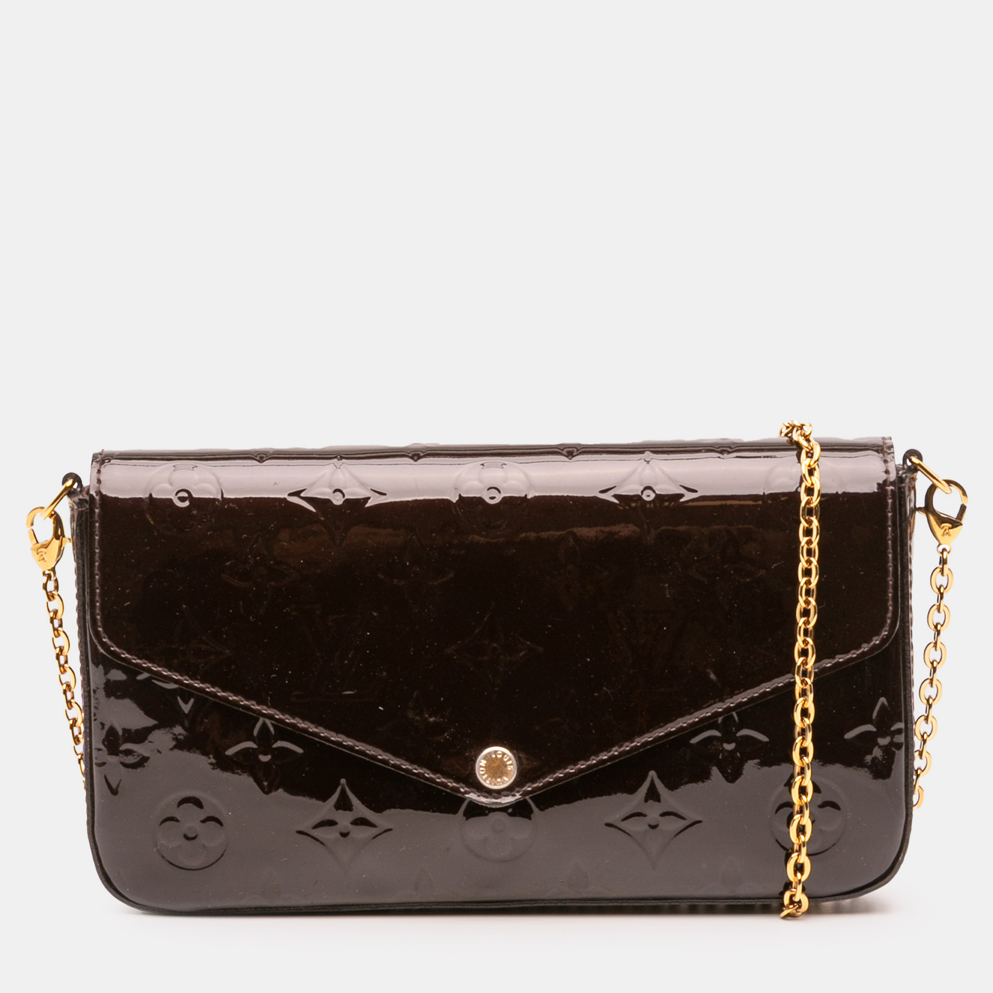 Louis Vuitton Purple Monogram Vernis Pochette Felicie