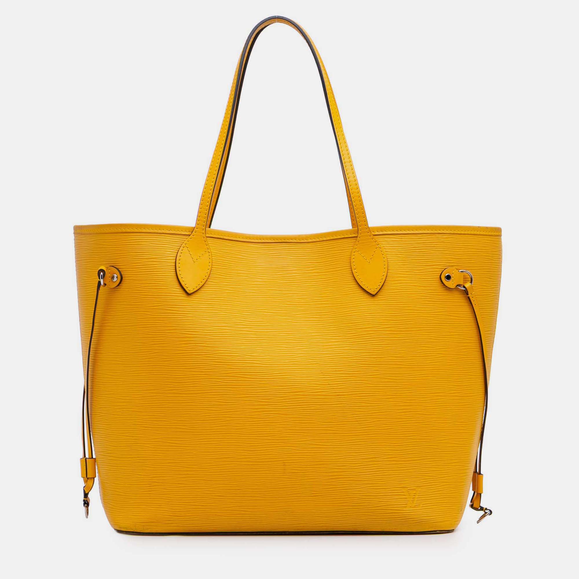 

Louis Vuitton Yellow Epi Neverfull MM