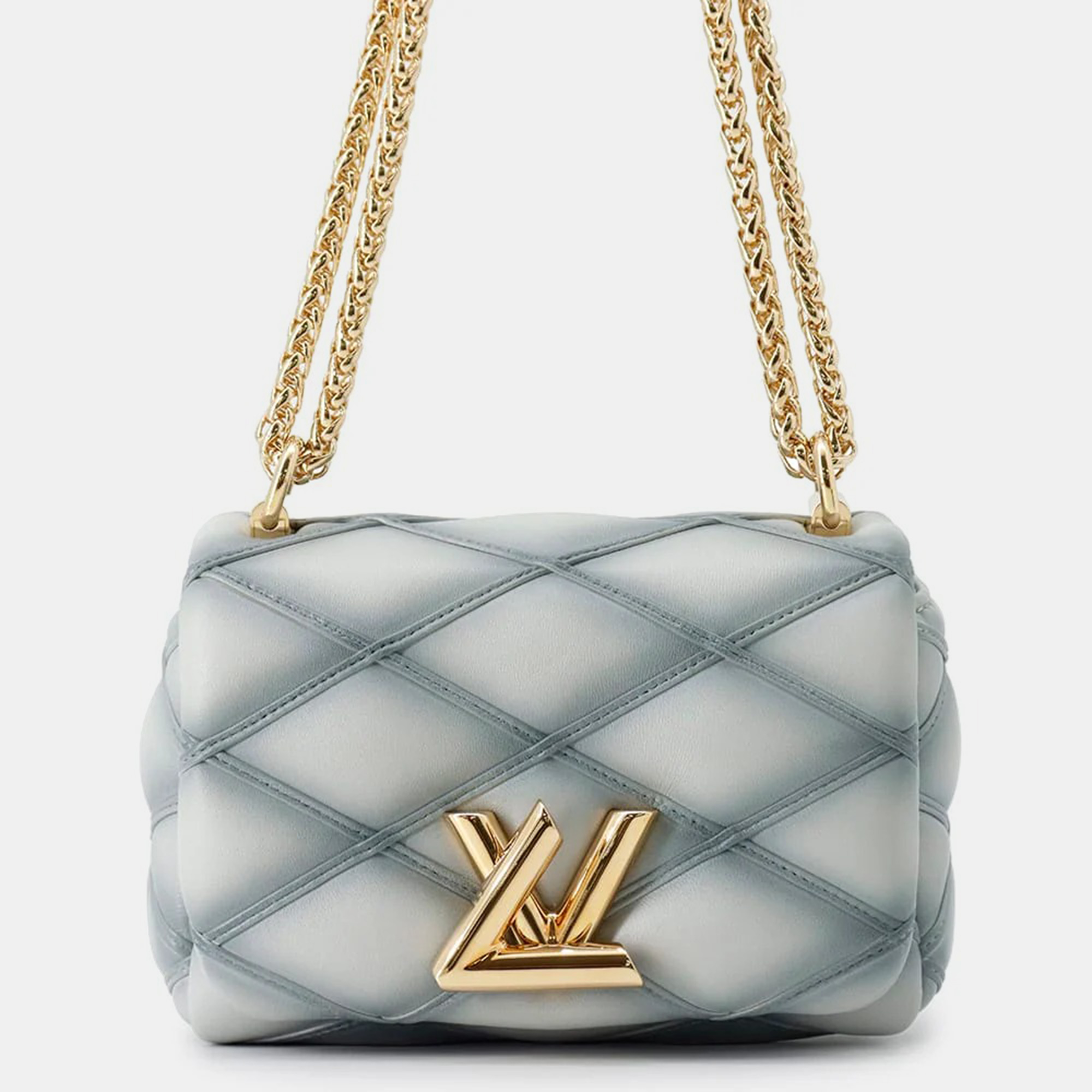 

Louis Vuitton GO-14 Pico Blue Lambskin Shoulder Bag