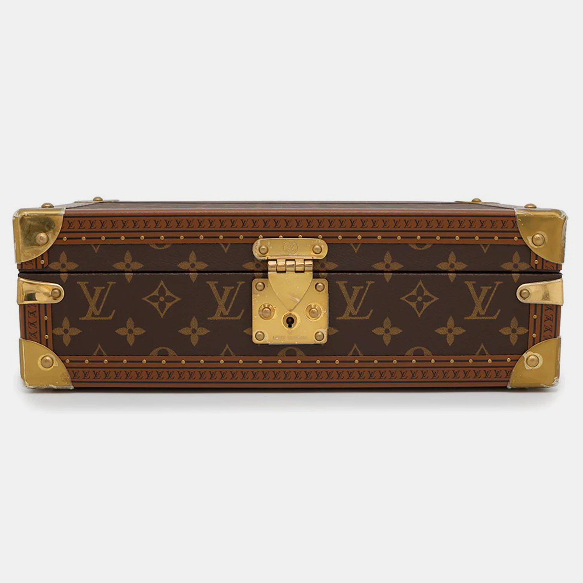 

Louis Vuitton Coffret Monogram Canvas Accessories Case, Brown