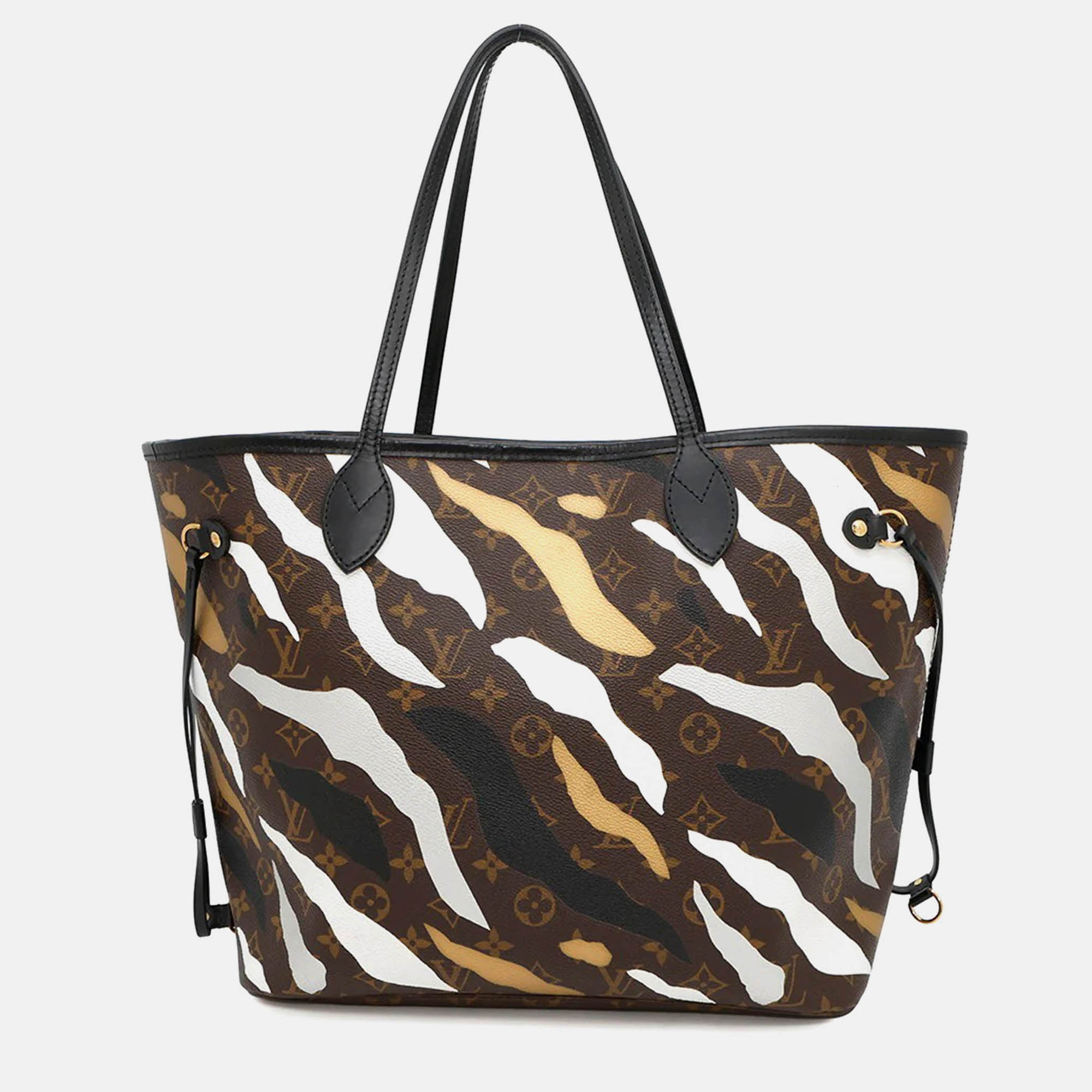 

Louis Vuitton Neverfull League Of Legends Noir/Gold/Silver Monogram Size Mm, Brown