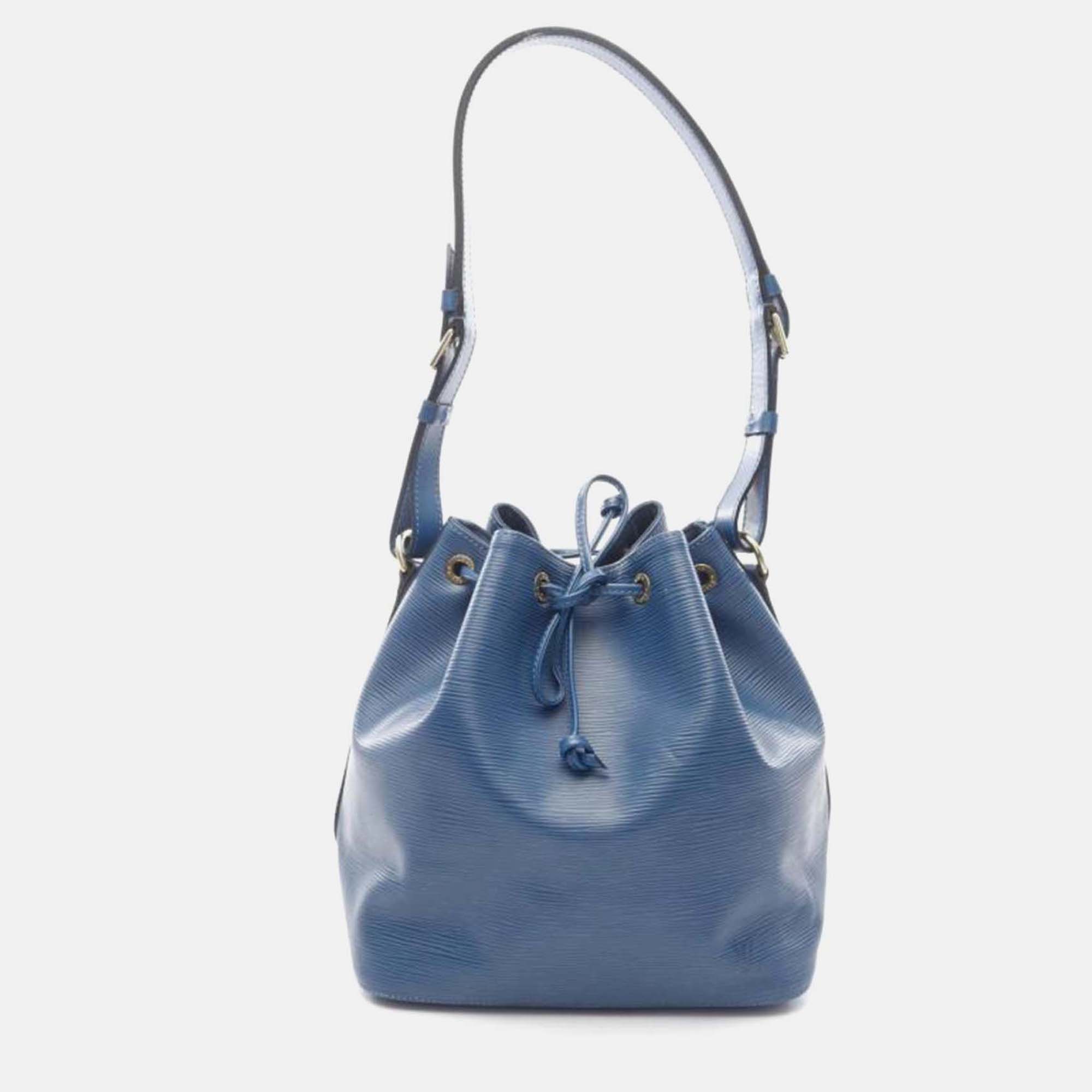 

Louis Vuitton Petit Noe Epi Toledo Blue