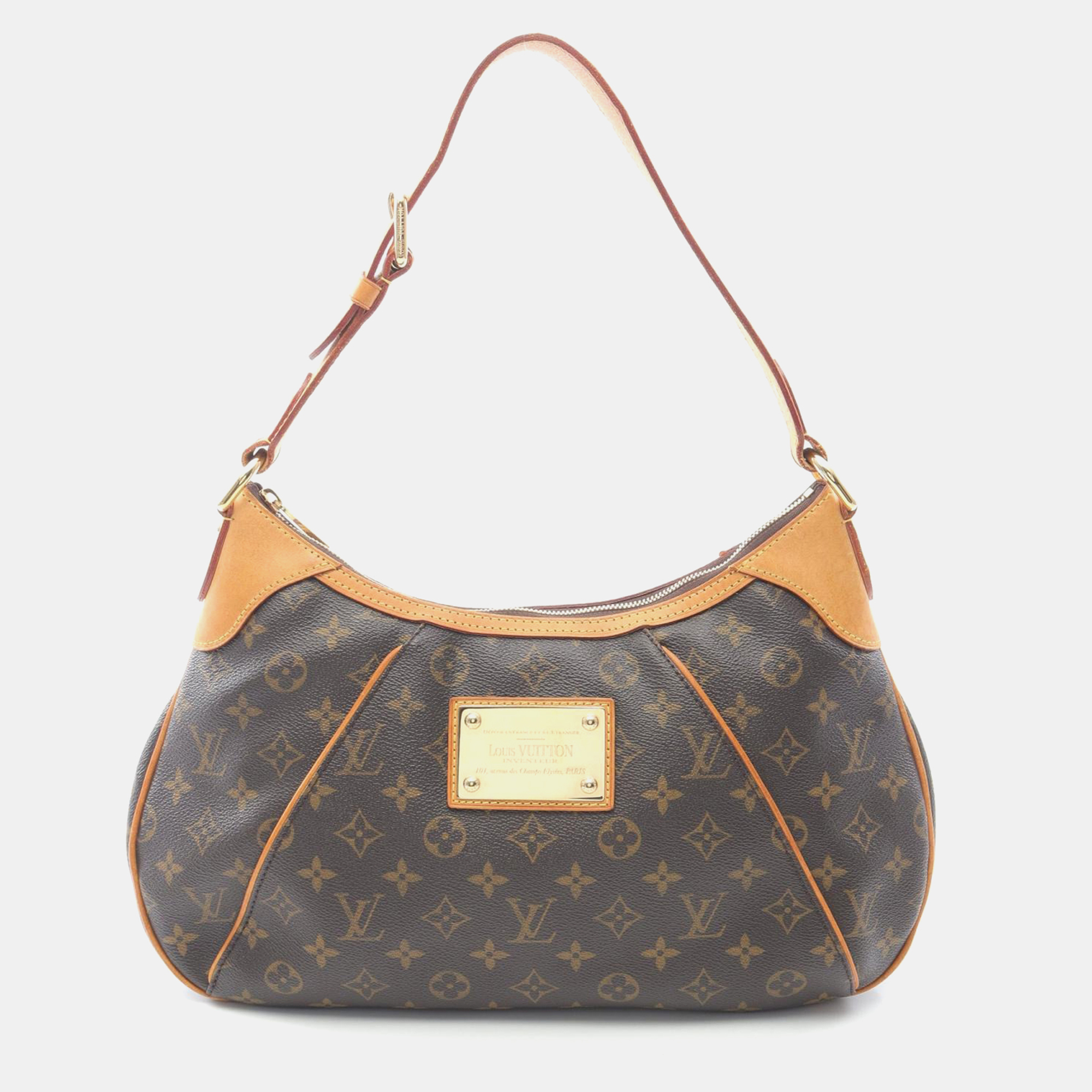 

Louis Vuitton Thames Gm Shoulder Bag Monogram Canvas Leather Brown