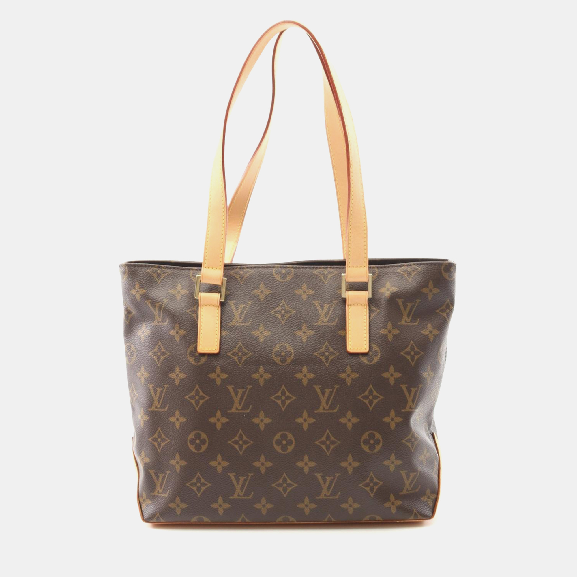 

Louis Vuitton Cabas Piano Shoulder Bag Monogram Canvas Leather Brown