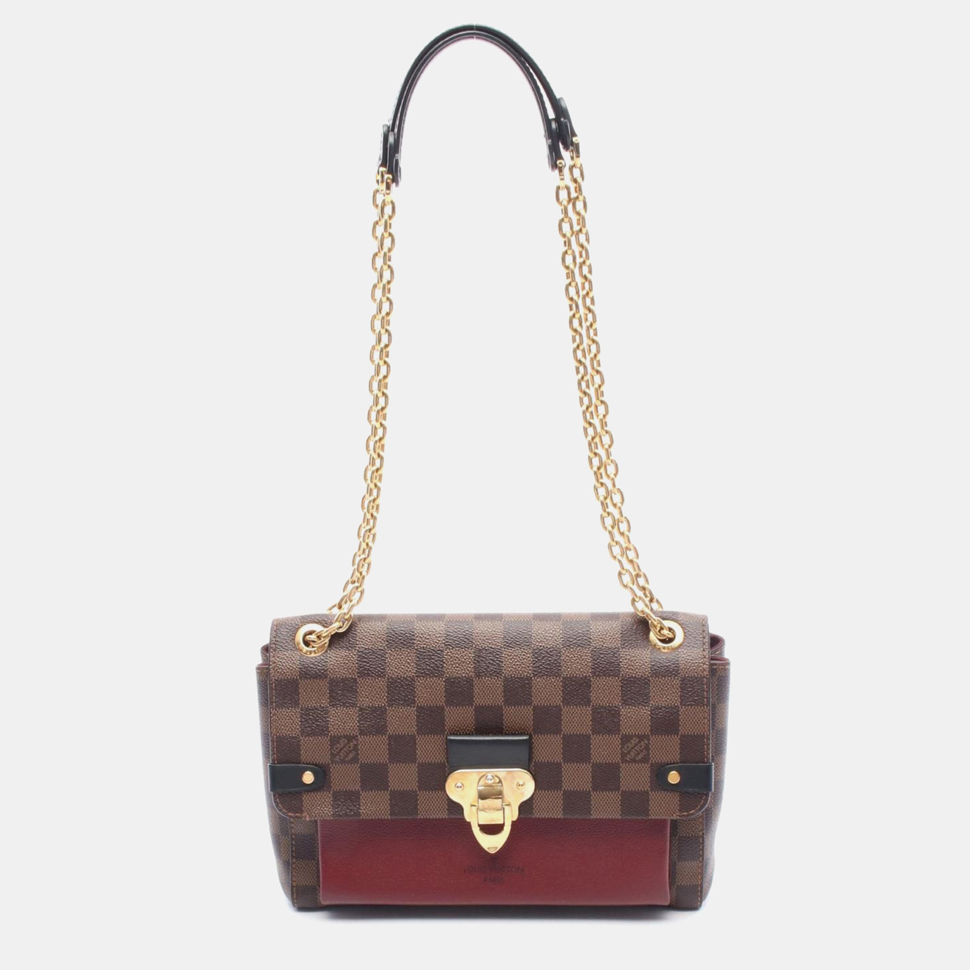

Louis Vuitton Vavin PM Damier Ebene Coated Canvas and Leather Shoulder Bag, Brown