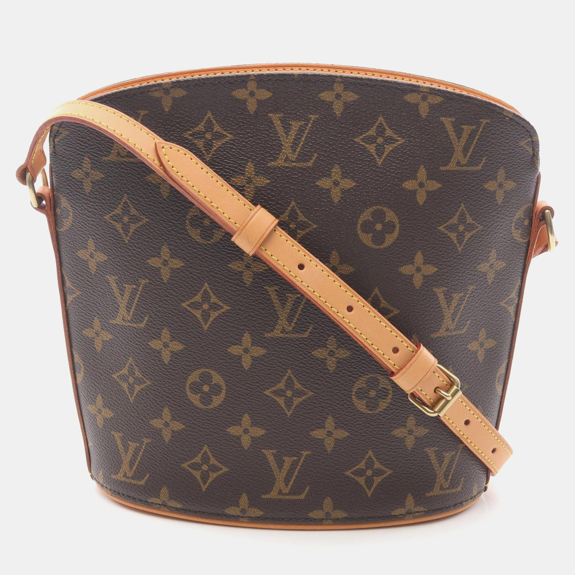 

Louis Vuitton Drouot Brown Monogram Canvas Shoulder Bag
