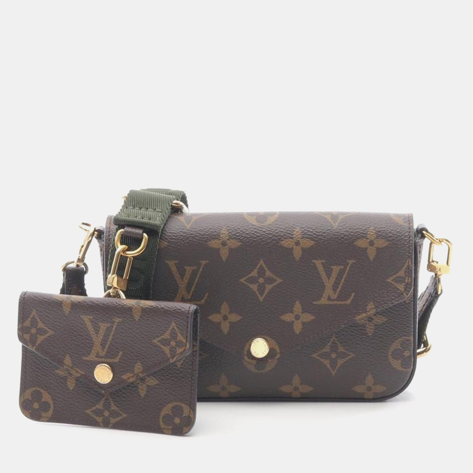 

Louis Vuitton Multy Pochette Félicie Brown Monogram Leather Bag