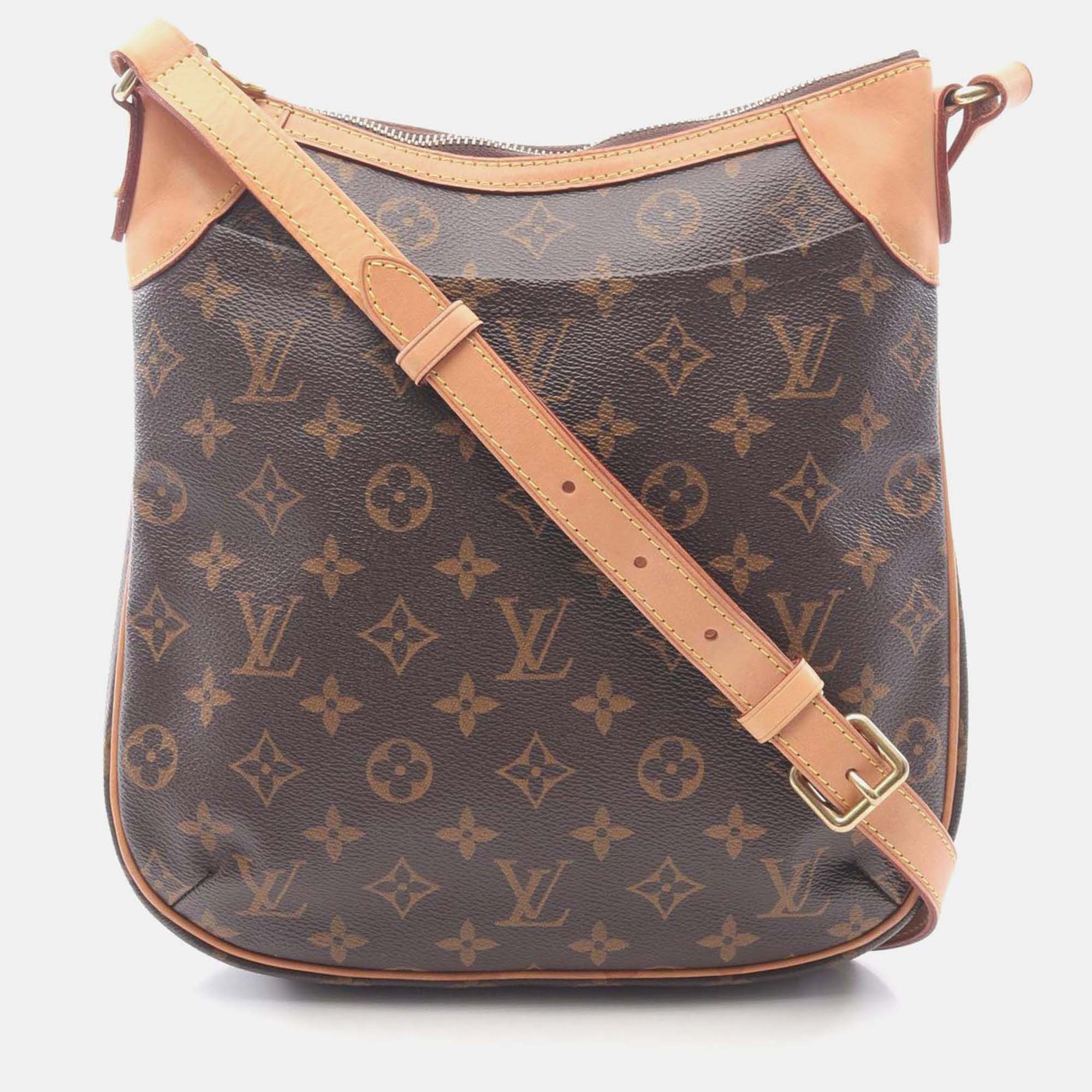 

Louis Vuitton Odéon PM Brown Monogram Leather Crossbody Shoulder Bag