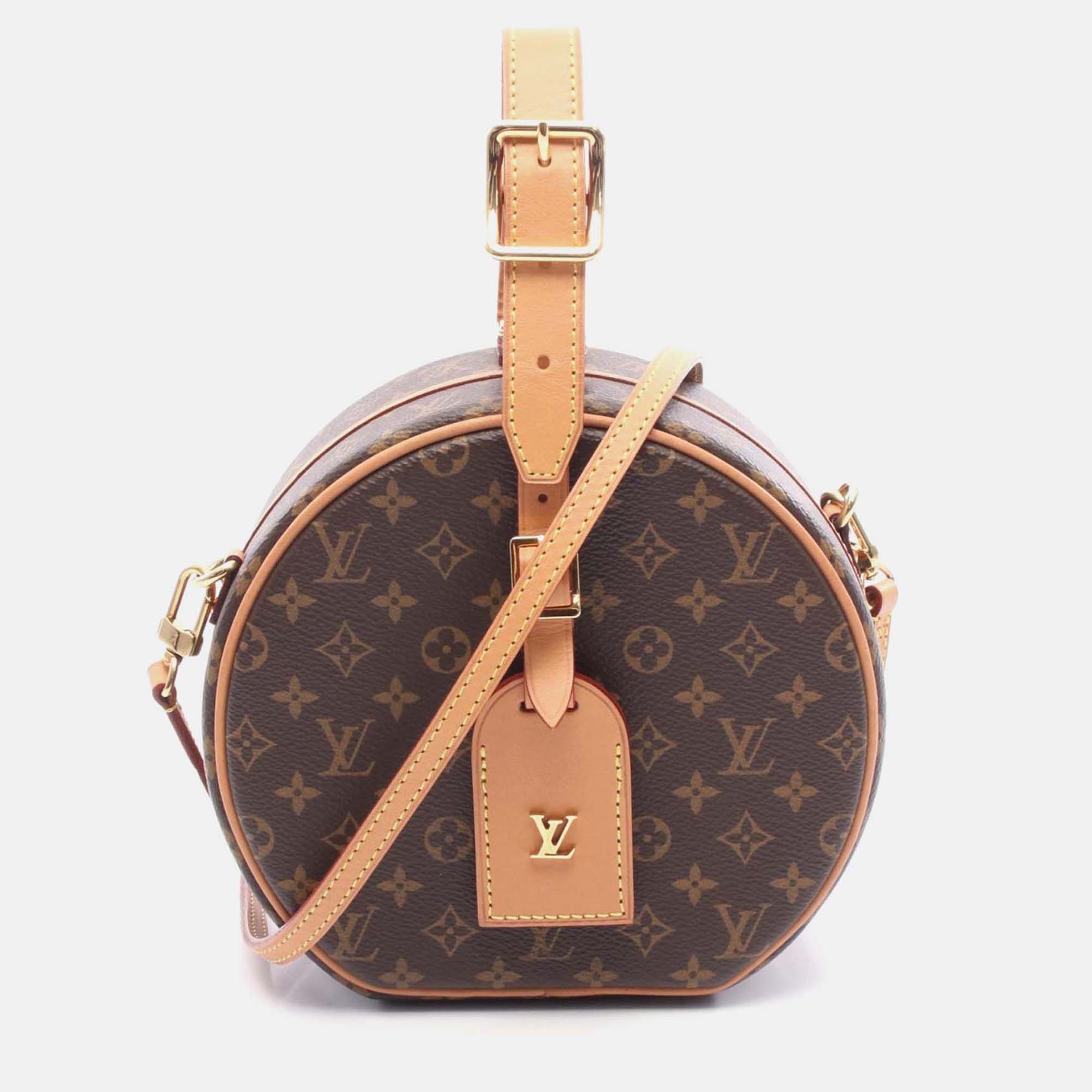 

Louis Vuitton Petit Boite Chapeau Brown Monogram Canvas Shoulder Bag