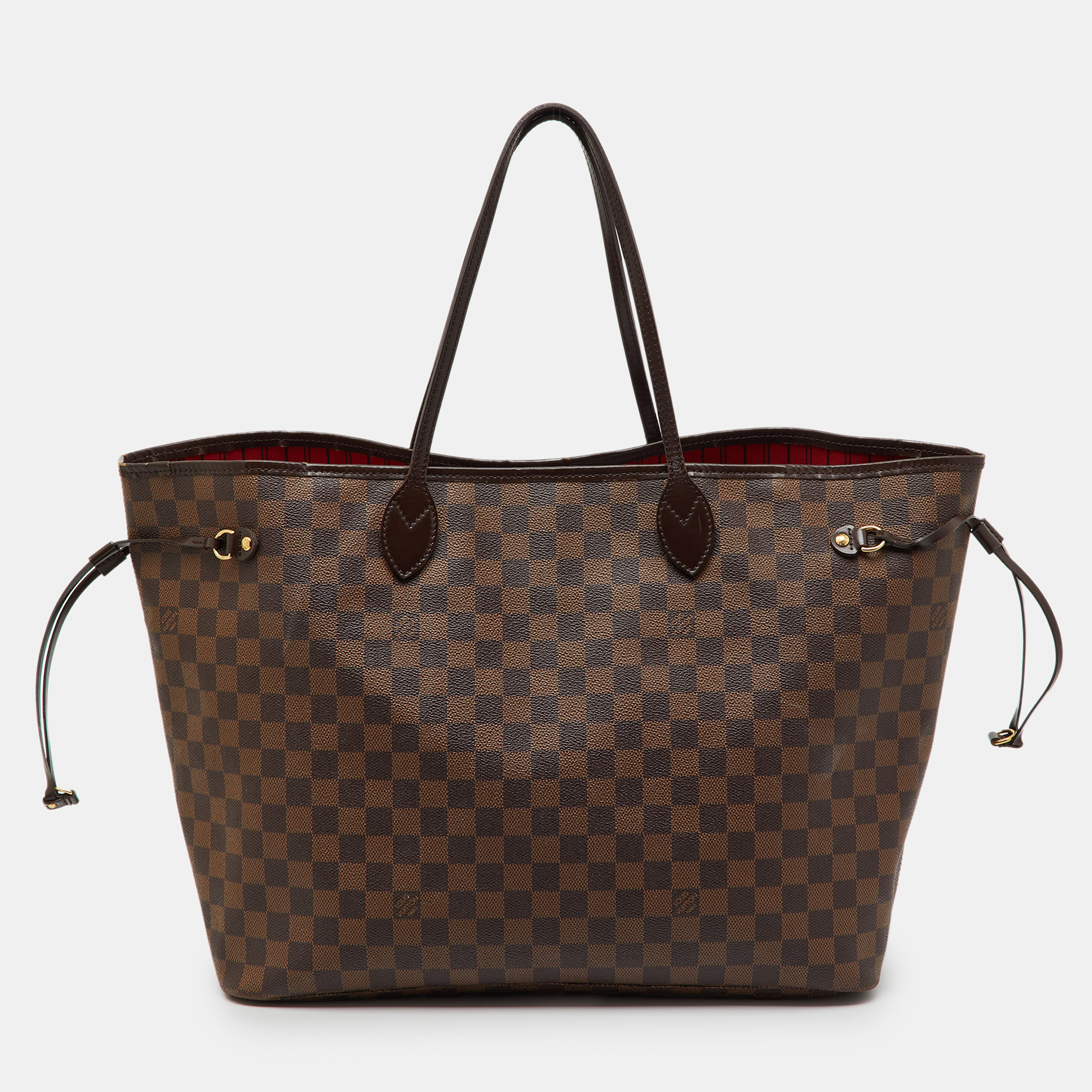 

Louis Vuitton Damier Ebene Canvas Neverfull GM Bag, Brown
