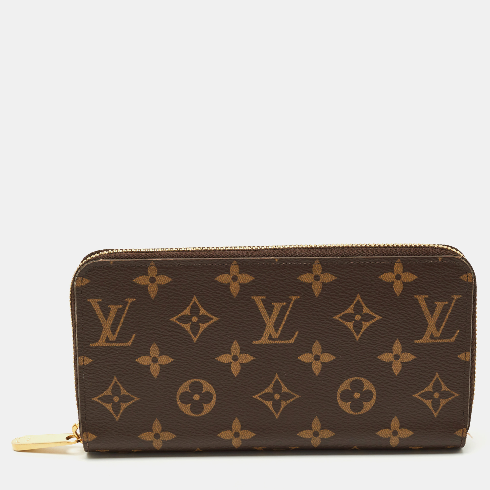 

Louis Vuitton Monogram Canvas Zippy Wallet, Brown
