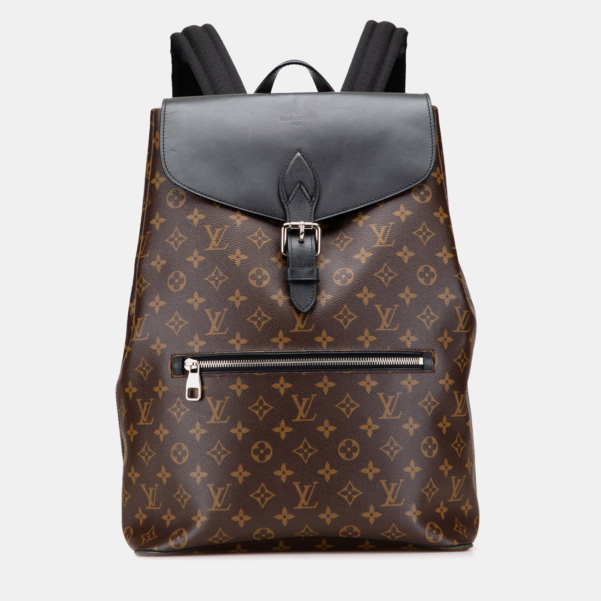 

Louis Vuitton Black Brown Monogram Macassar Palk Backpack