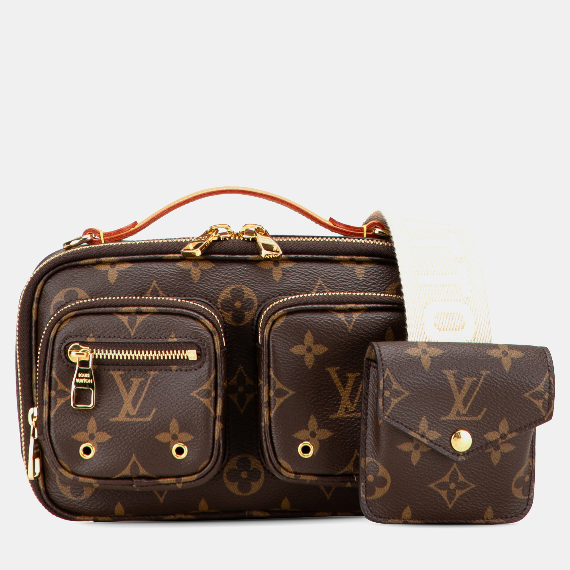 

Louis Vuitton Brown Monogram Utility Satchel