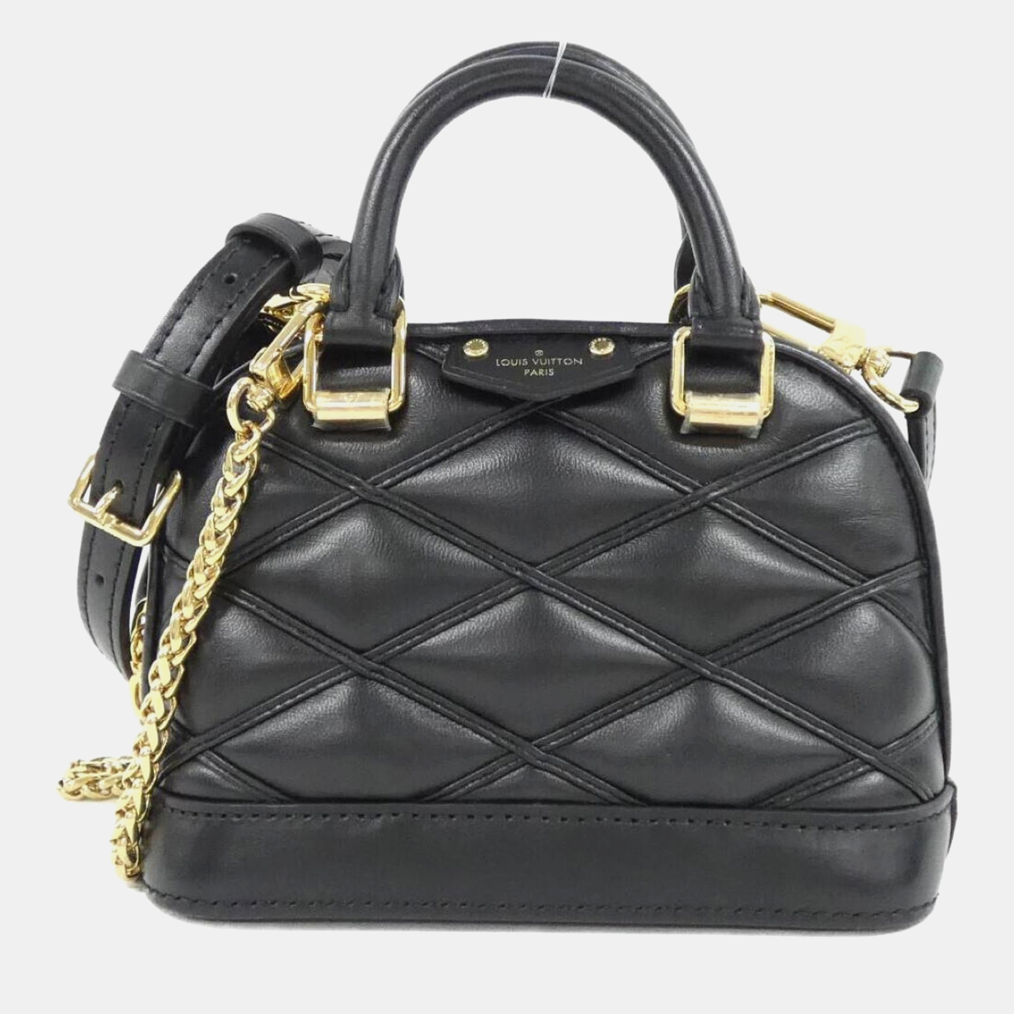 

Louis Vuitton Nano Alma Black Leather Shoulder Bag