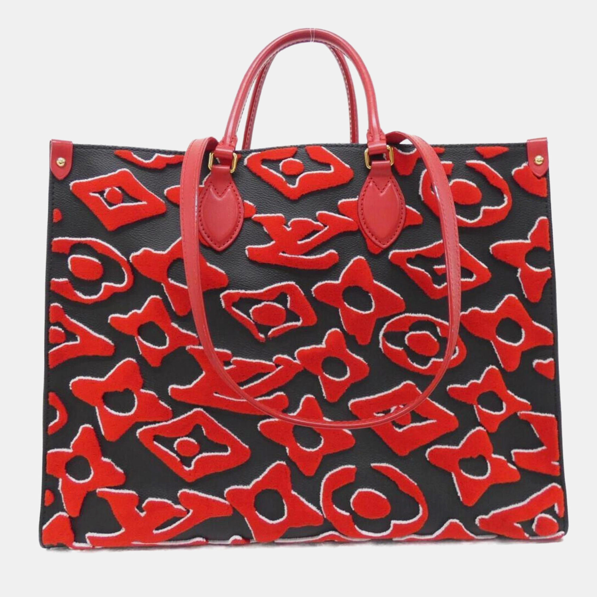 

Louis Vuitton Lvxuf On The Go Gm Handbag, Black