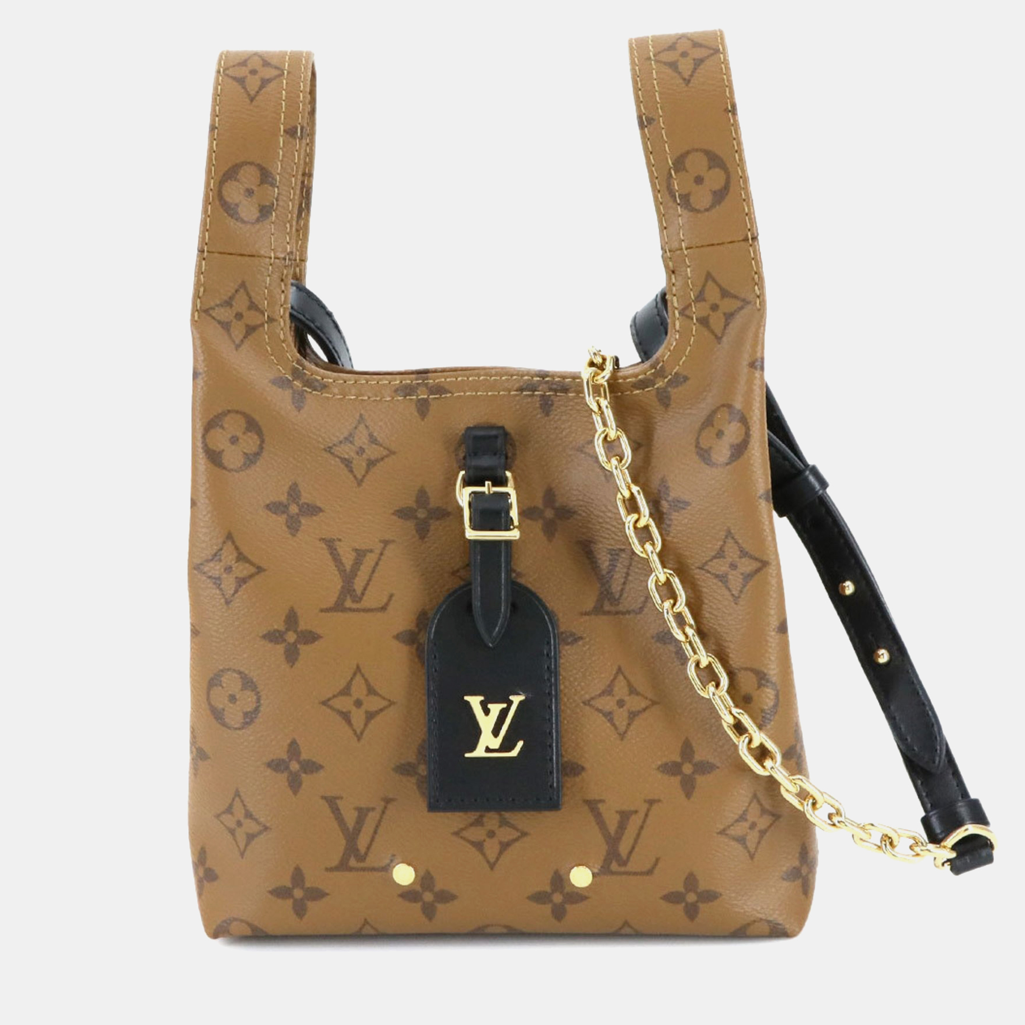 

Louis Vuitton Monogram Reverse Atlantis Bb 2-Way Hand/Shoulder Bag Brown