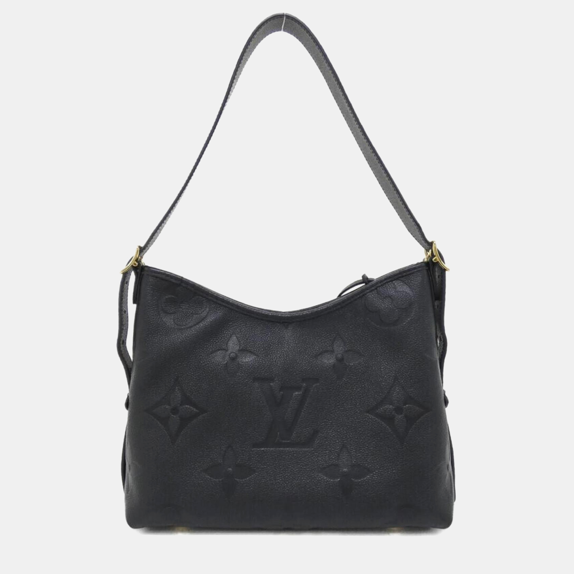 

Louis Vuitton Carryall Zip PM Black Monogram Empreinte Leather Shoulder Bag