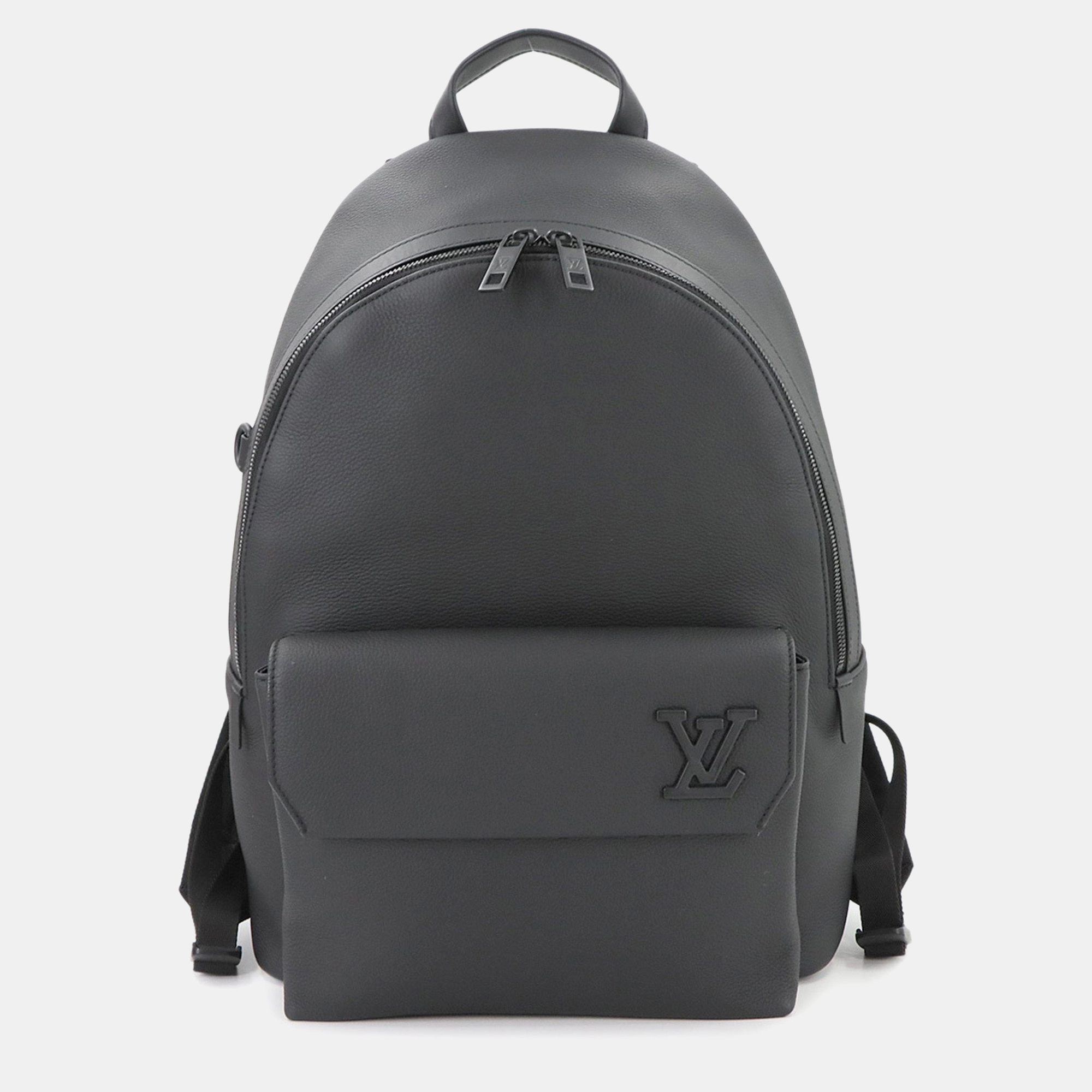 

Louis Vuitton Aerogram Takeoff Backpack Black Leather