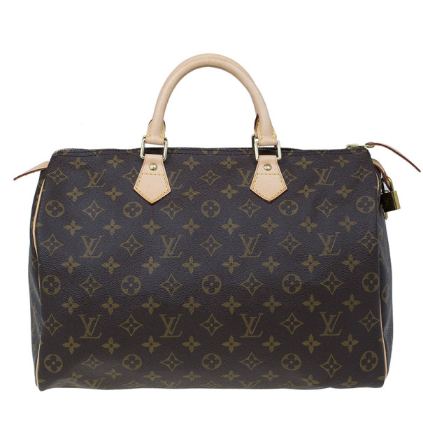 Pre Owned Louis Vuitton Monogram Canvas Speedy 35
