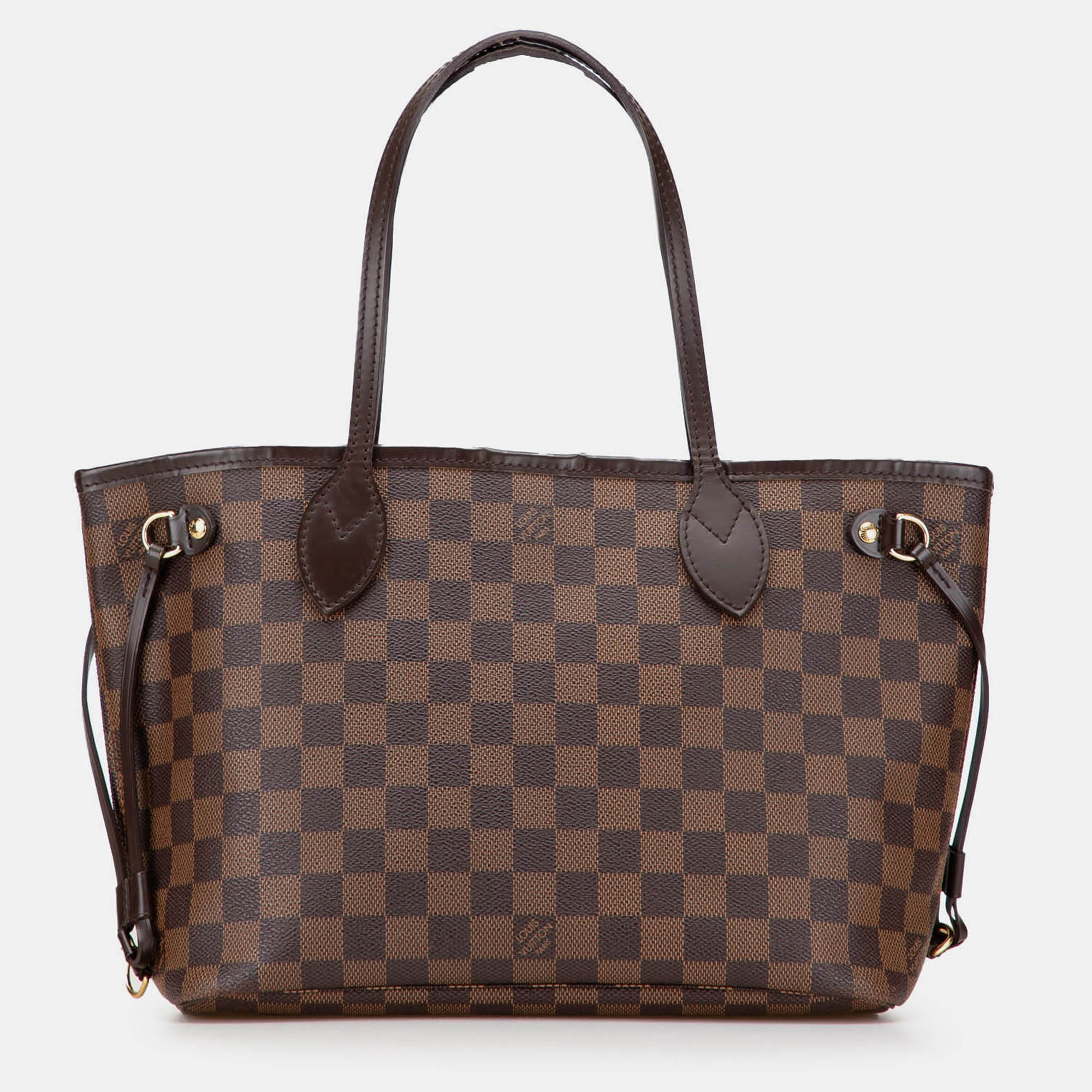 

Louis Vuitton Brown Damier Ebene Neverfull PM