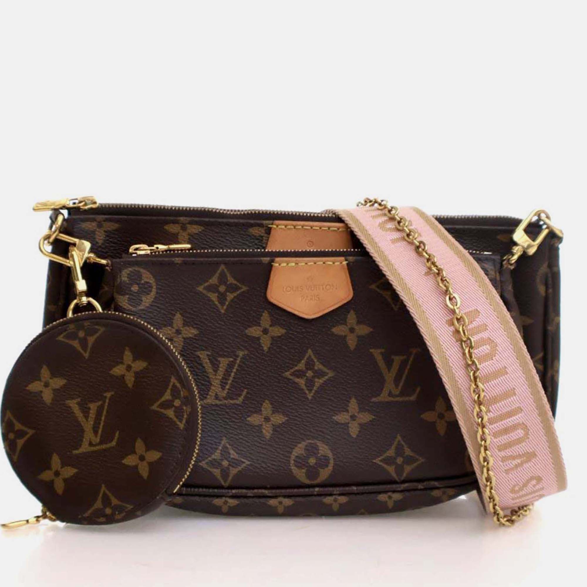 

Louis Vuitton Multi Pochette Accessoires Monogram Canvas Shoulder Bag, Brown