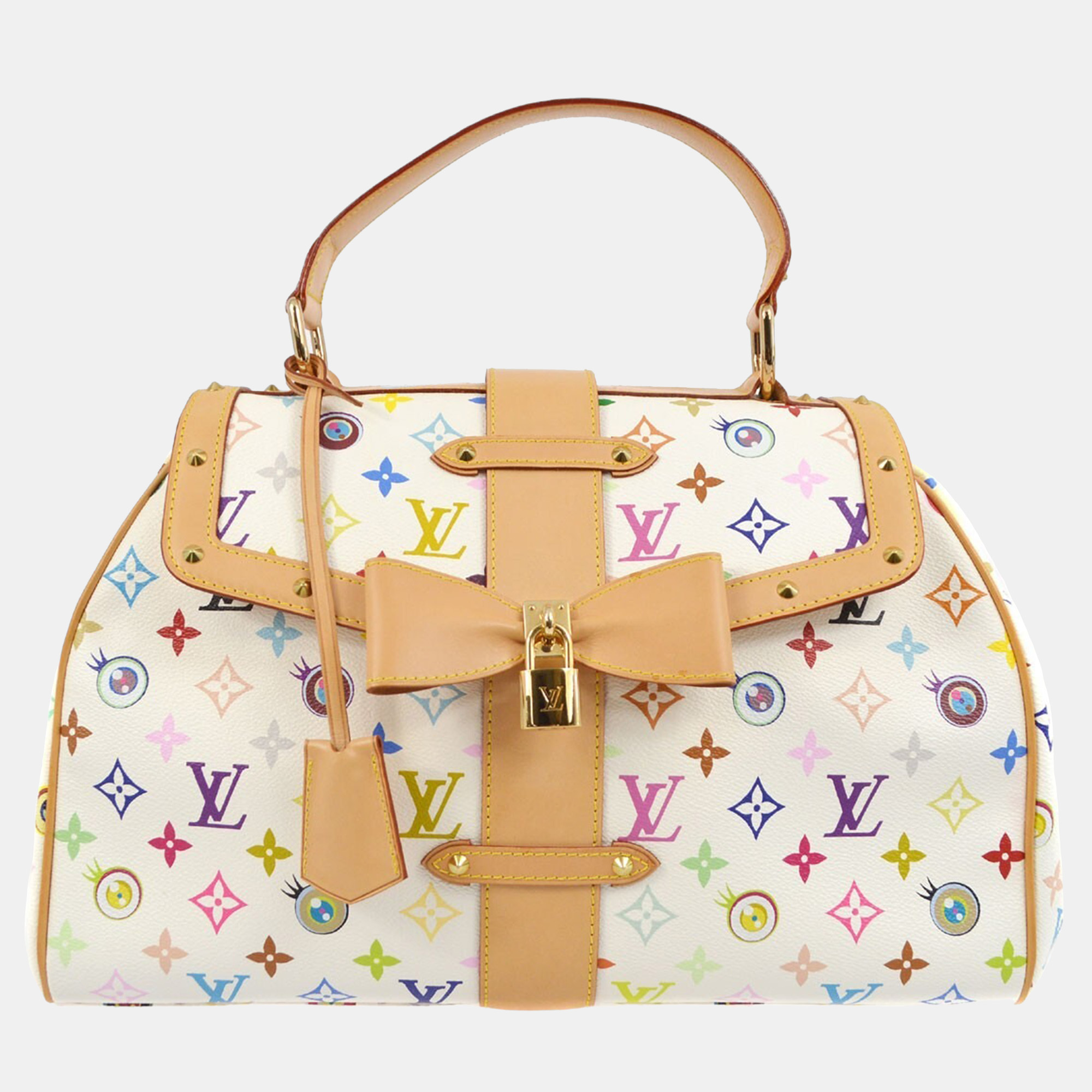 

Louis Vuitton Eye Love Monogram Sac Retro GM Handbag, White