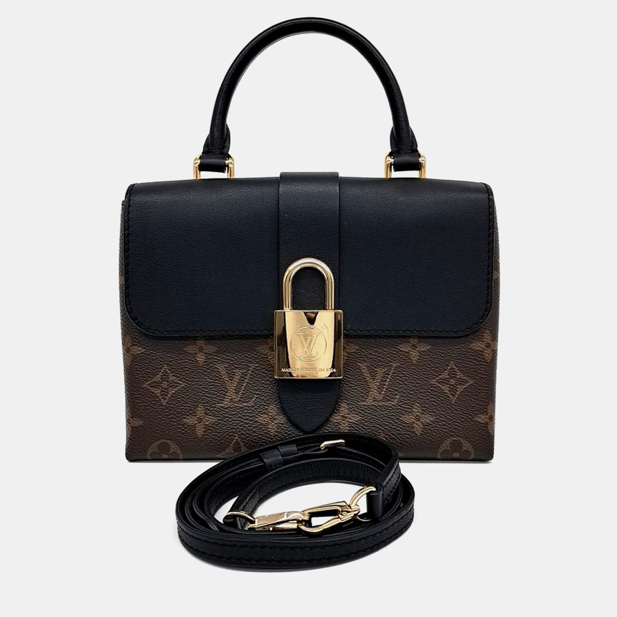 

Louis Vuitton Rocky BB Black/Brown Coated Canvas Bag