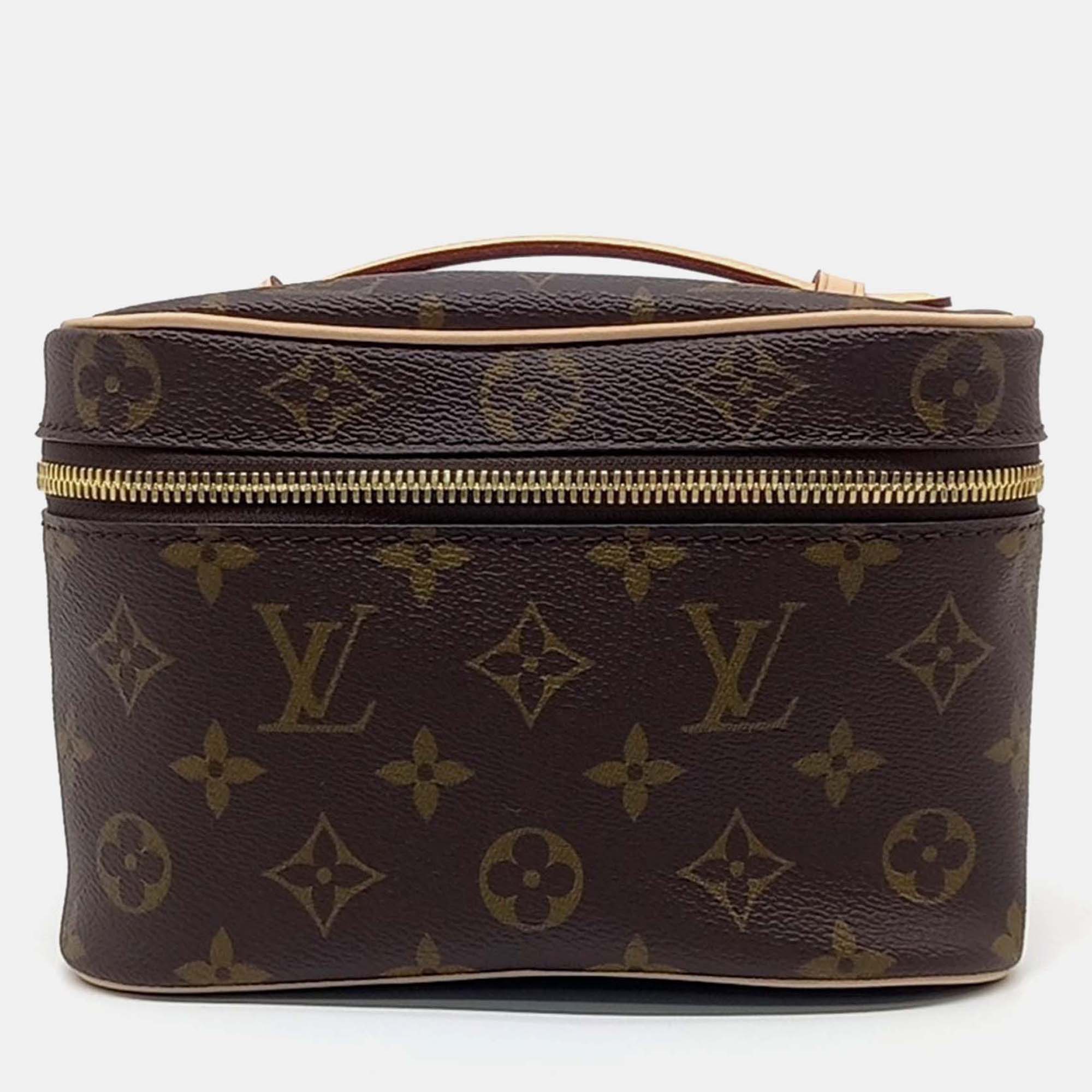 

Louis Vuitton Nice Brown Coated Canvas Mini Handbag
