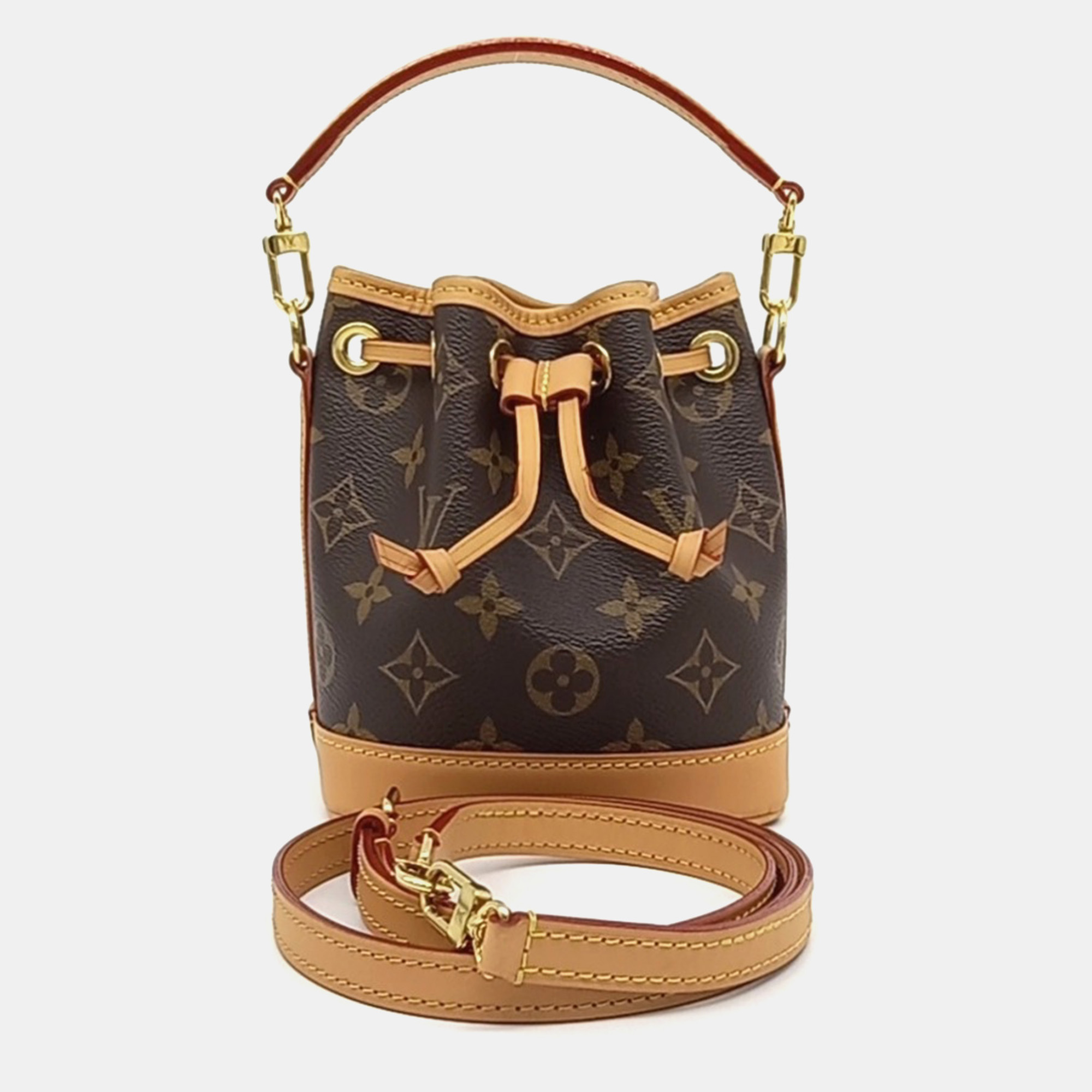 

Louis Vuitton Brown Canvas Nano Noe