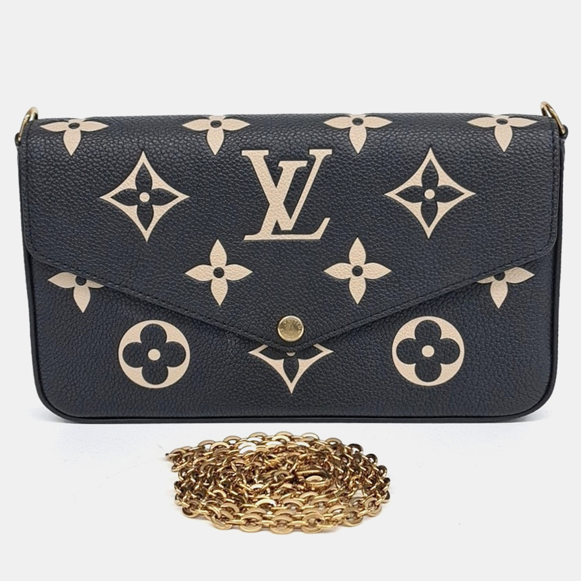 

Louis Vuitton Black Empreinte Pochette Felicie