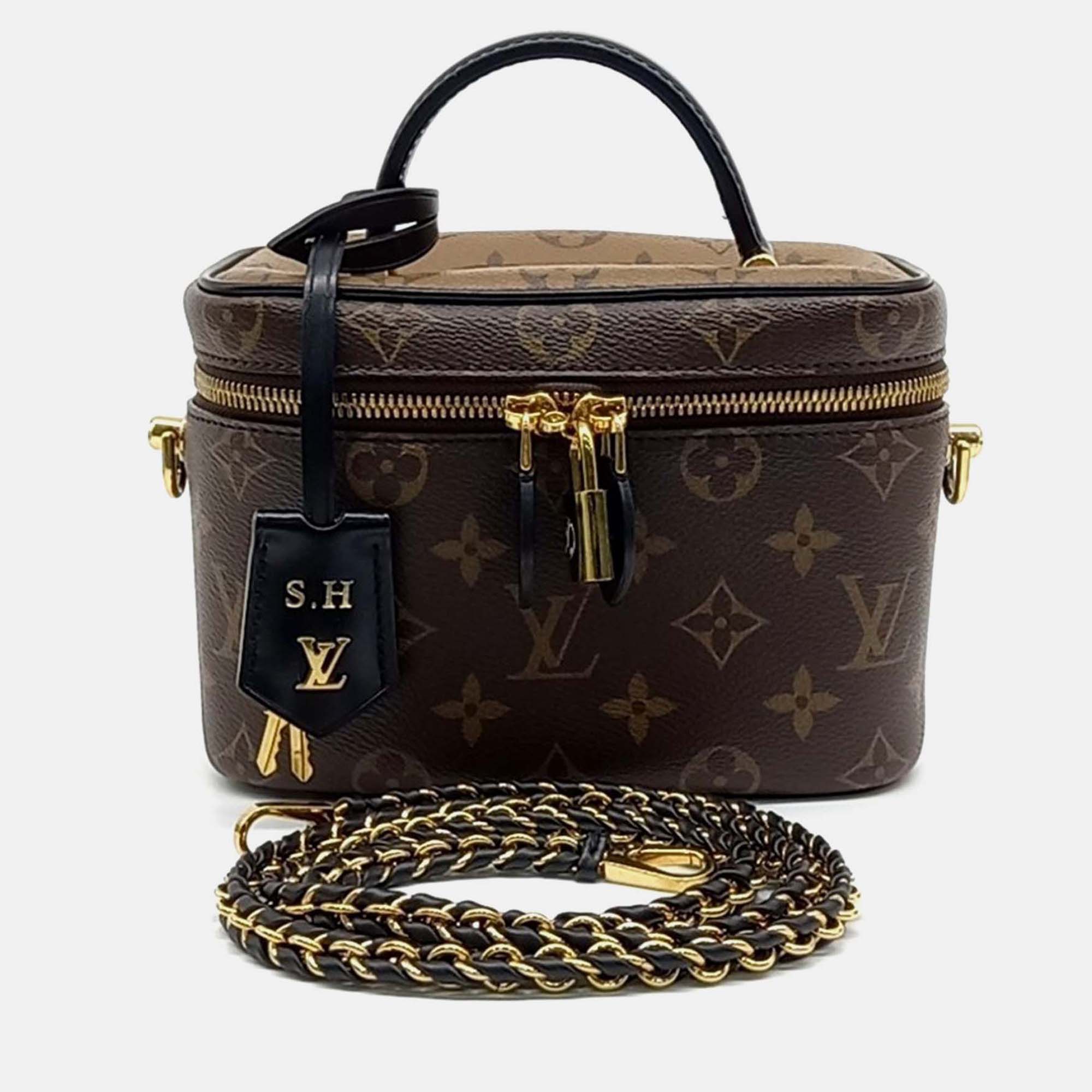 

Louis Vuitton Brown PVC Vanity PM