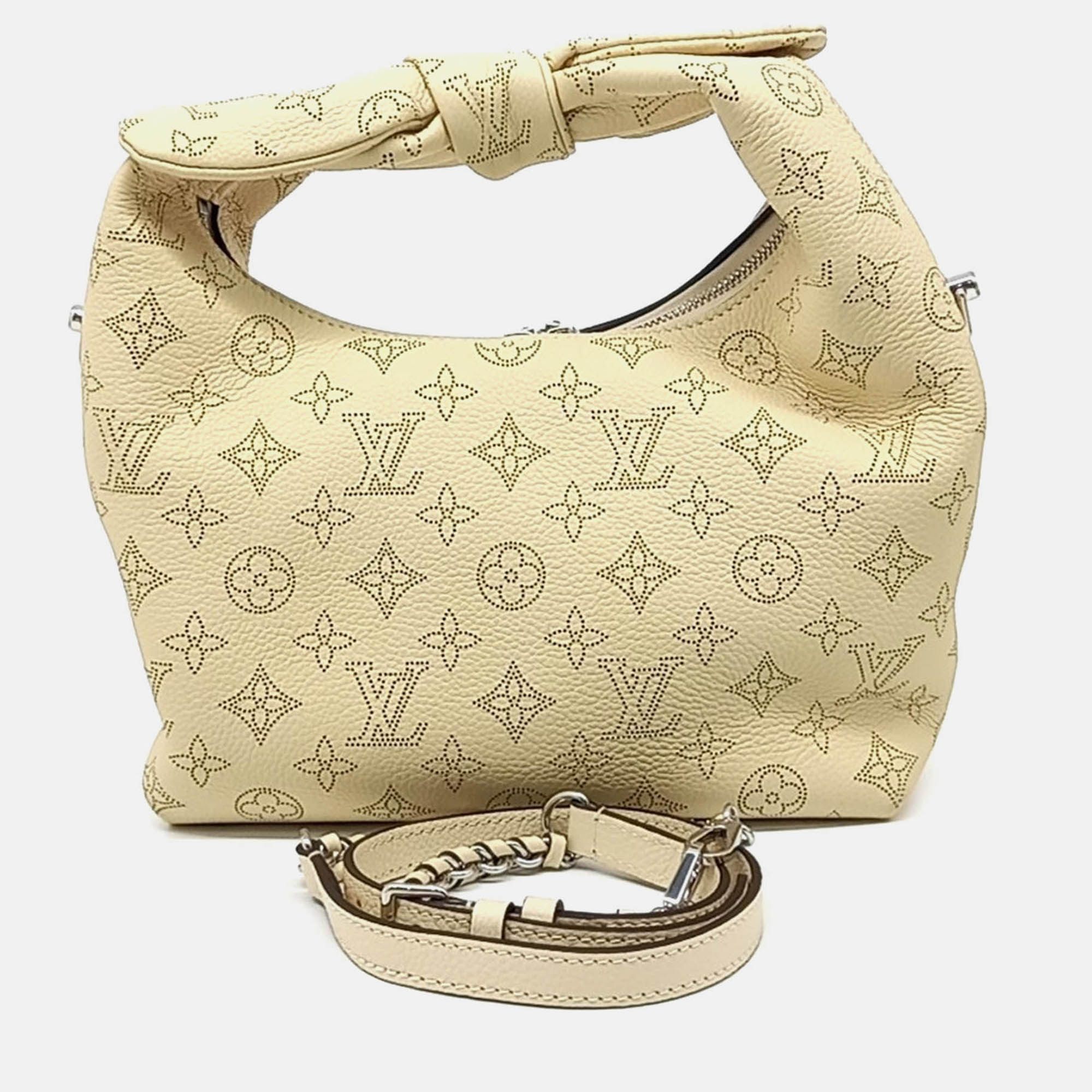 

Louis Vuitton Beige Leather Mahina Why Not PM