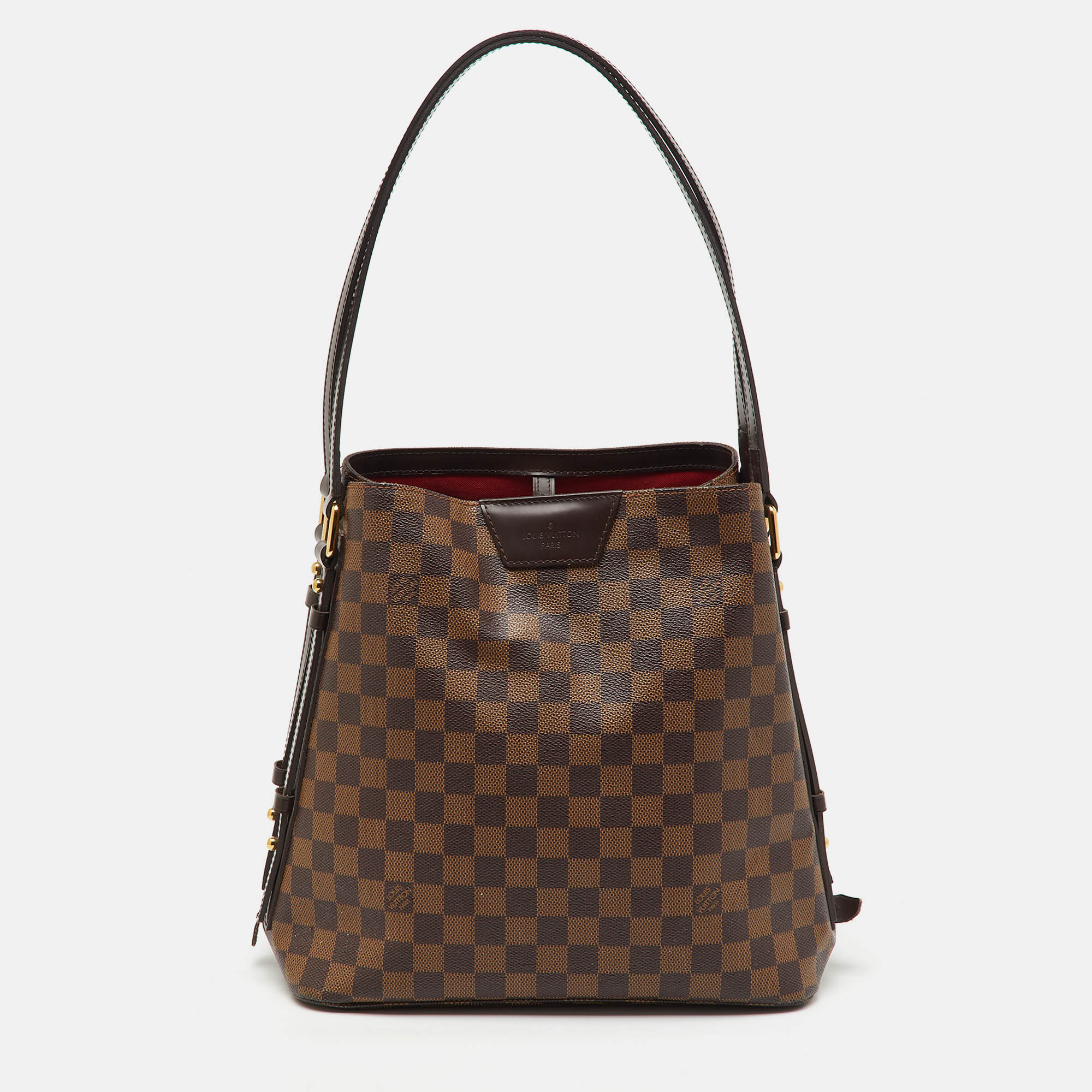 

Louis Vuitton Damier Ebene Canvas Cabas Rivington GM Bag, Brown