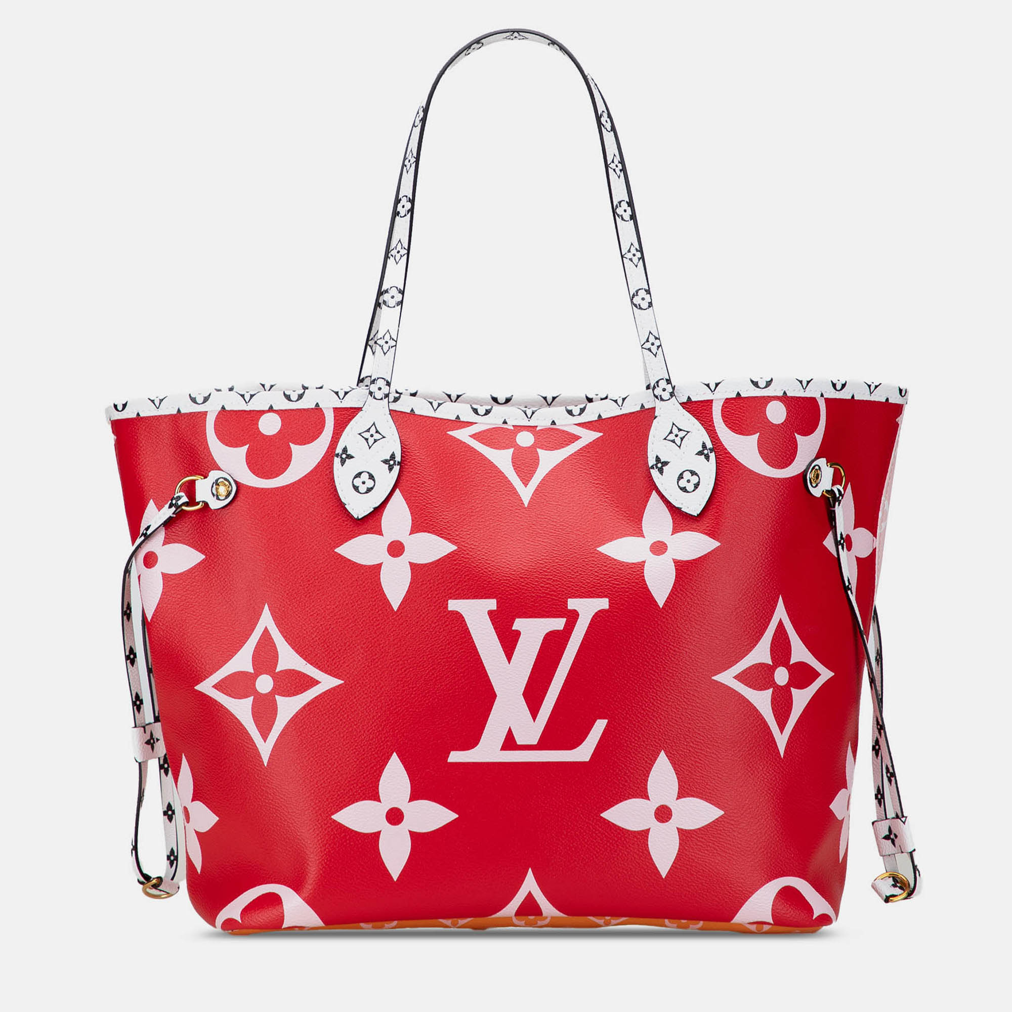 

Louis Vuitton Red Monogram Giant Neverfull MM