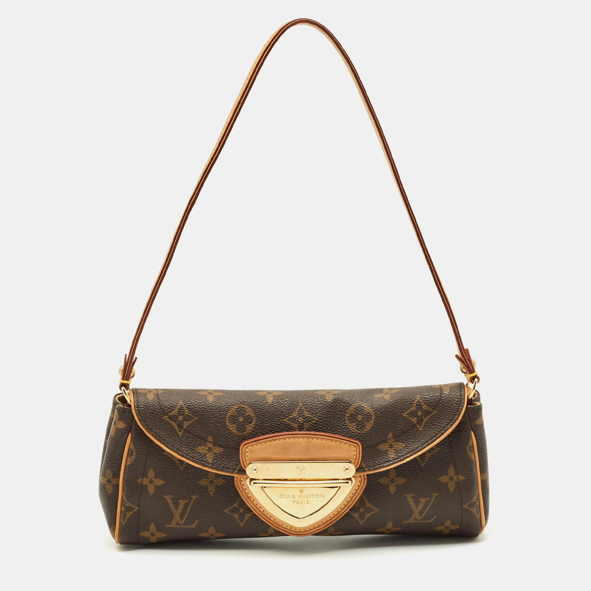 

Louis Vuitton Monogram Canvas Beverly Clutch Bag, Brown