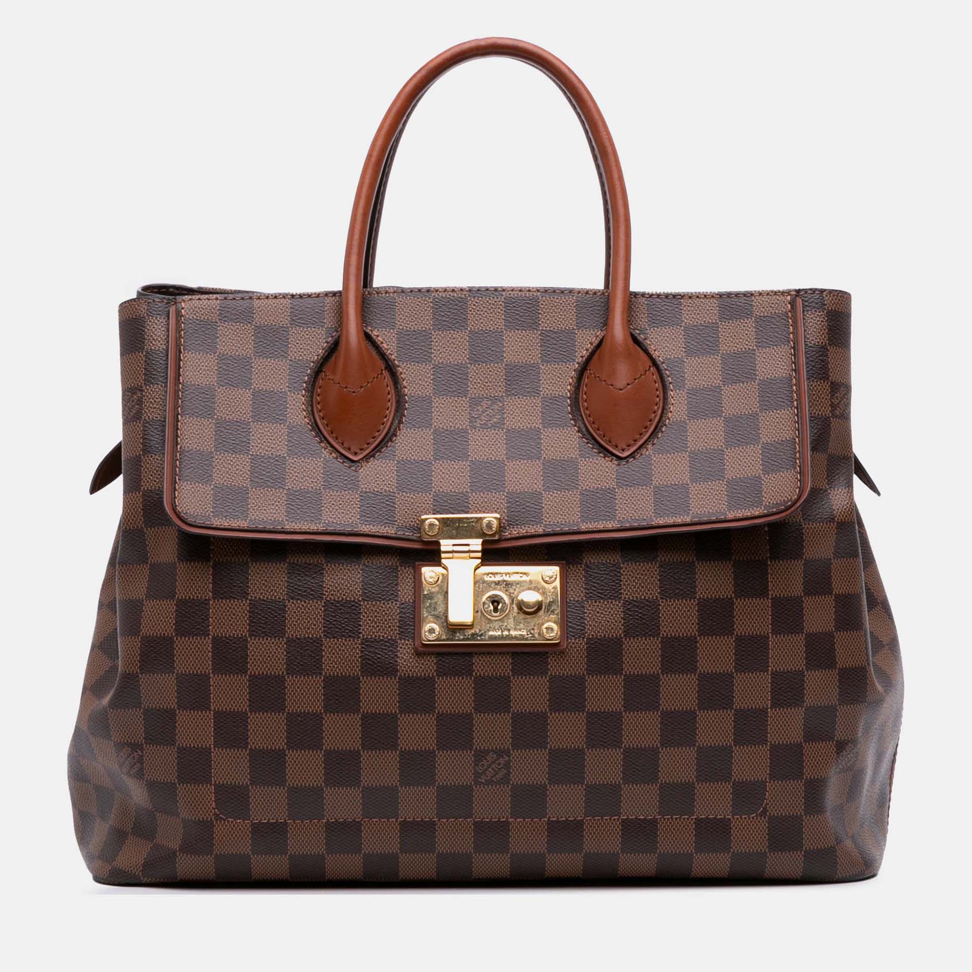 

Louis Vuitton Brown Damier Ebene Ascot