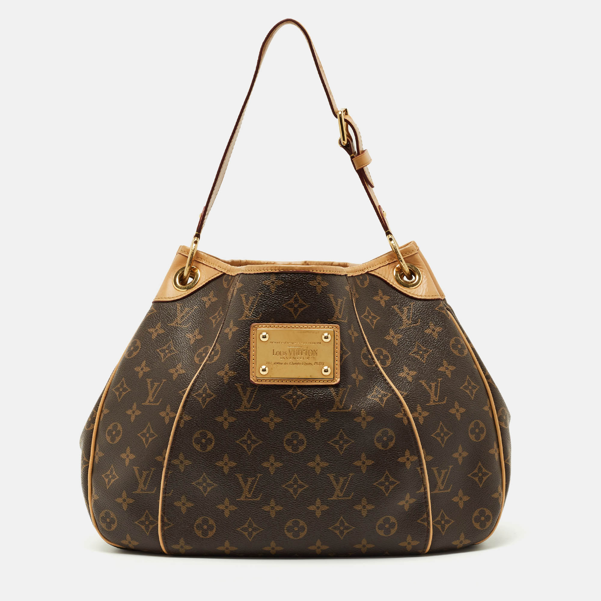 

Louis Vuitton Monogram Canvas Galliera PM Bag, Brown
