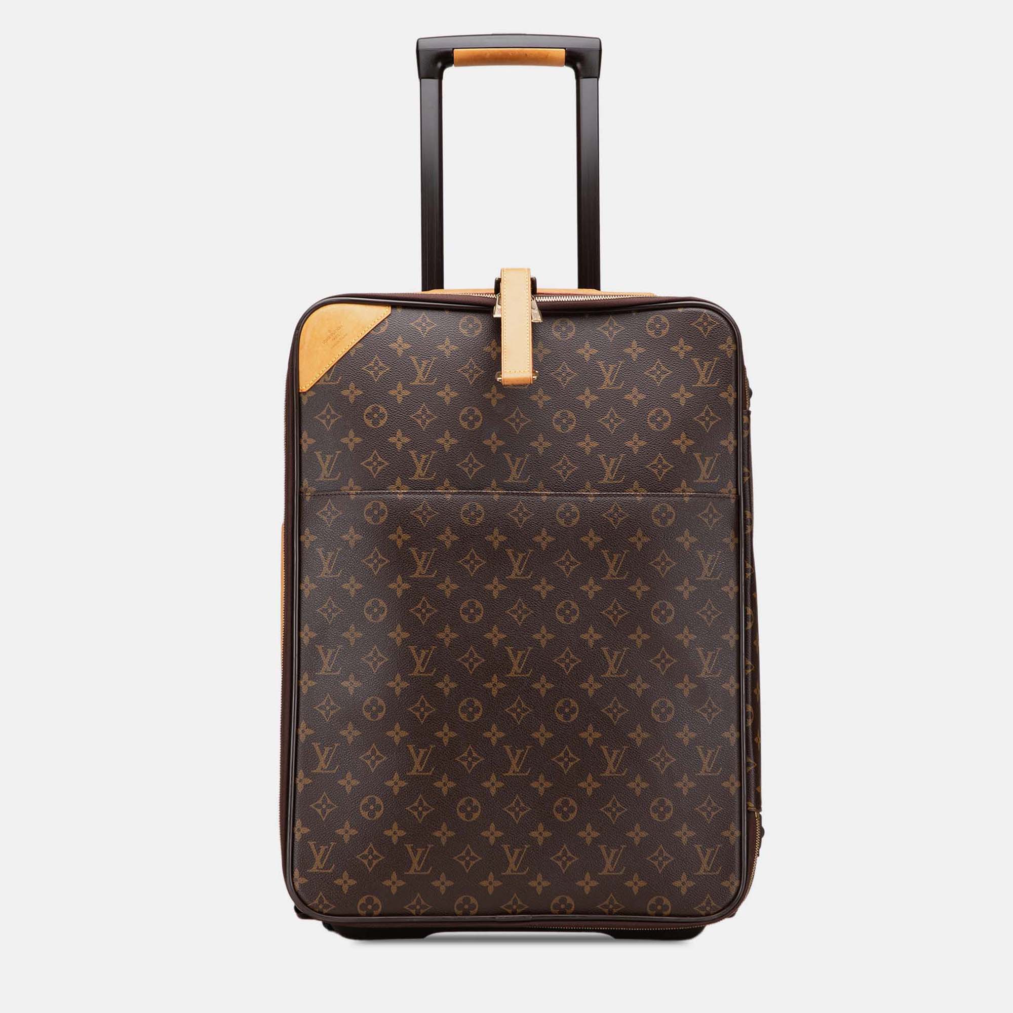 

Louis Vuitton Brown Monogram Pegase 55