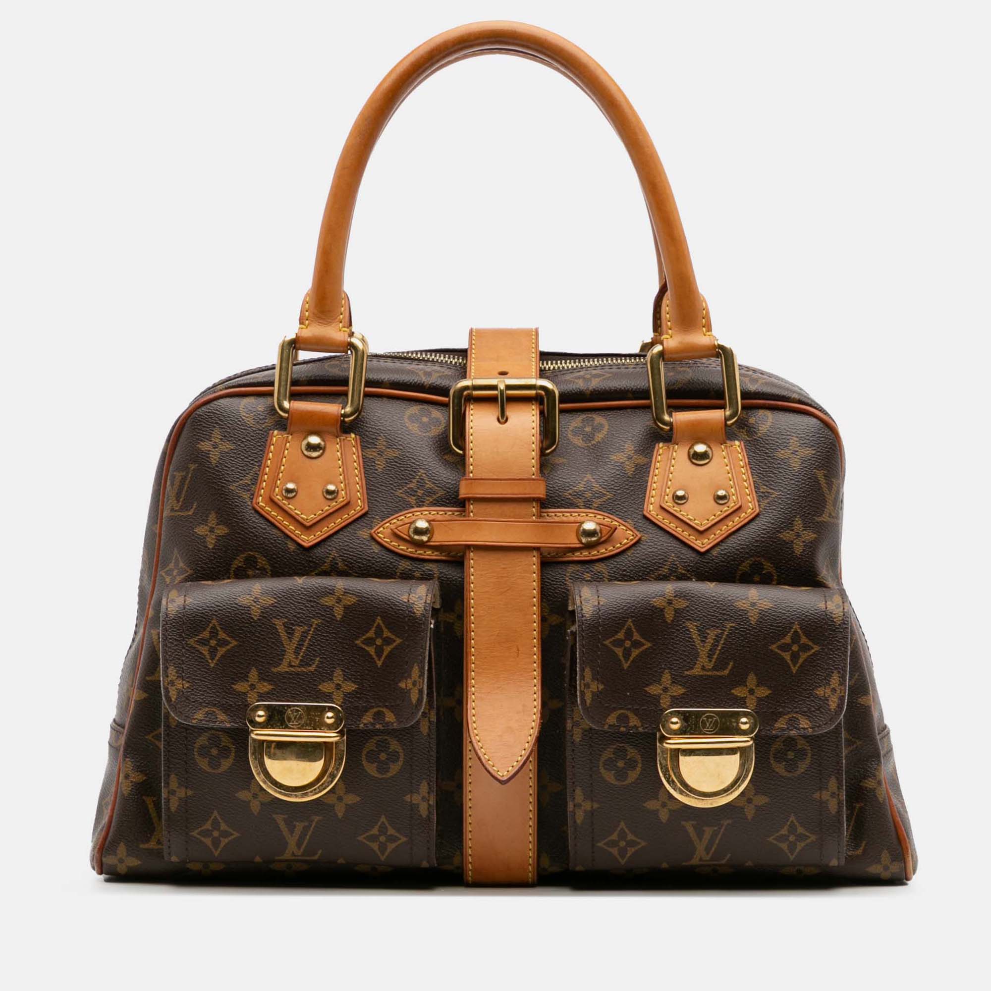

Louis Vuitton Brown Monogram Manhattan GM