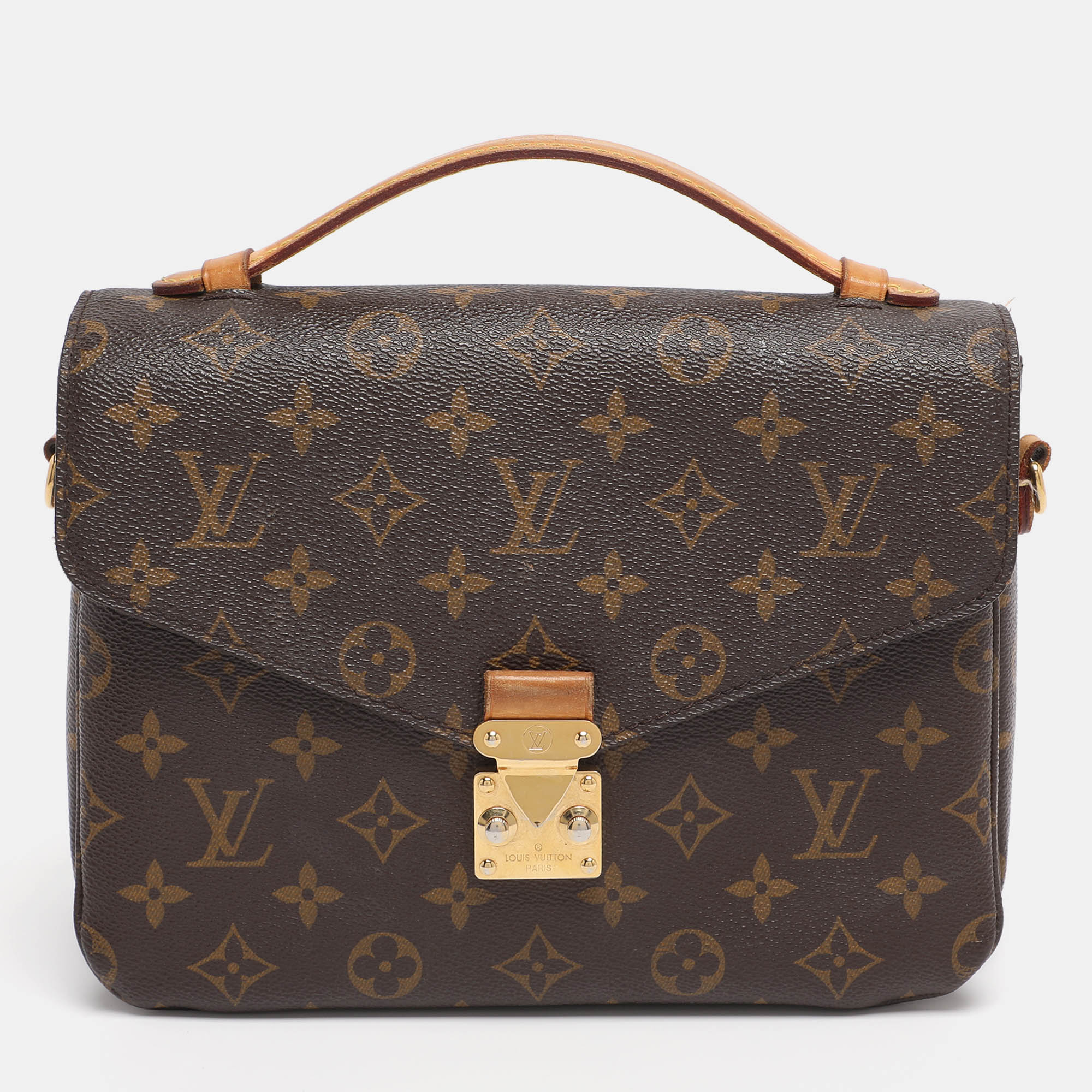 

Louis Vuitton Monogram Canvas Pochette Metis Bag, Brown